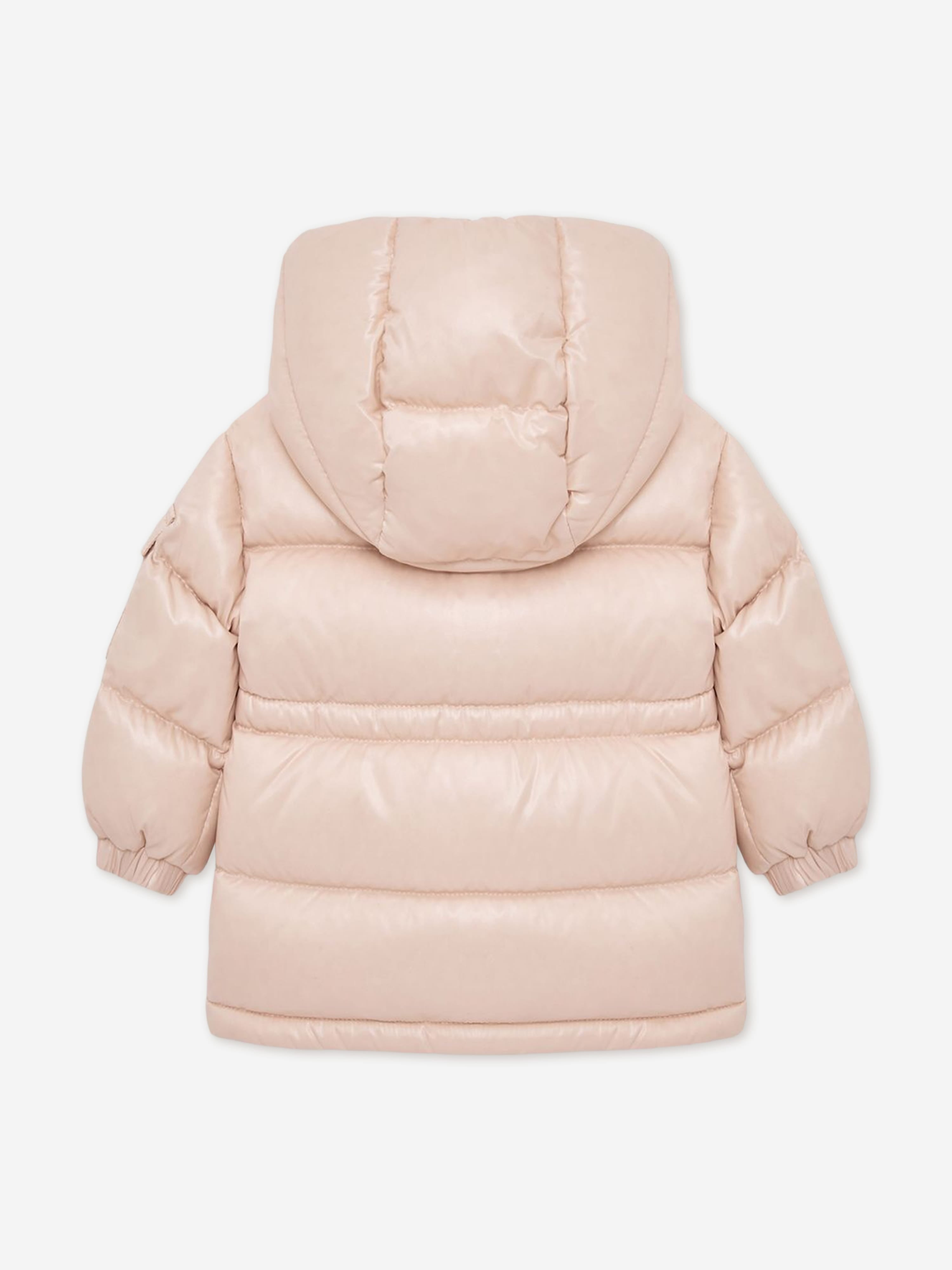 Baby Girls' Pink Maire Down Jacket | Moncler Enfant | Childsplay