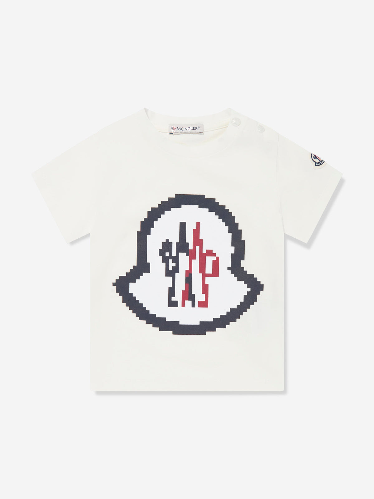 Moncler Enfant Baby Boys Logo T-Shirt in White | Childsplay Clothing