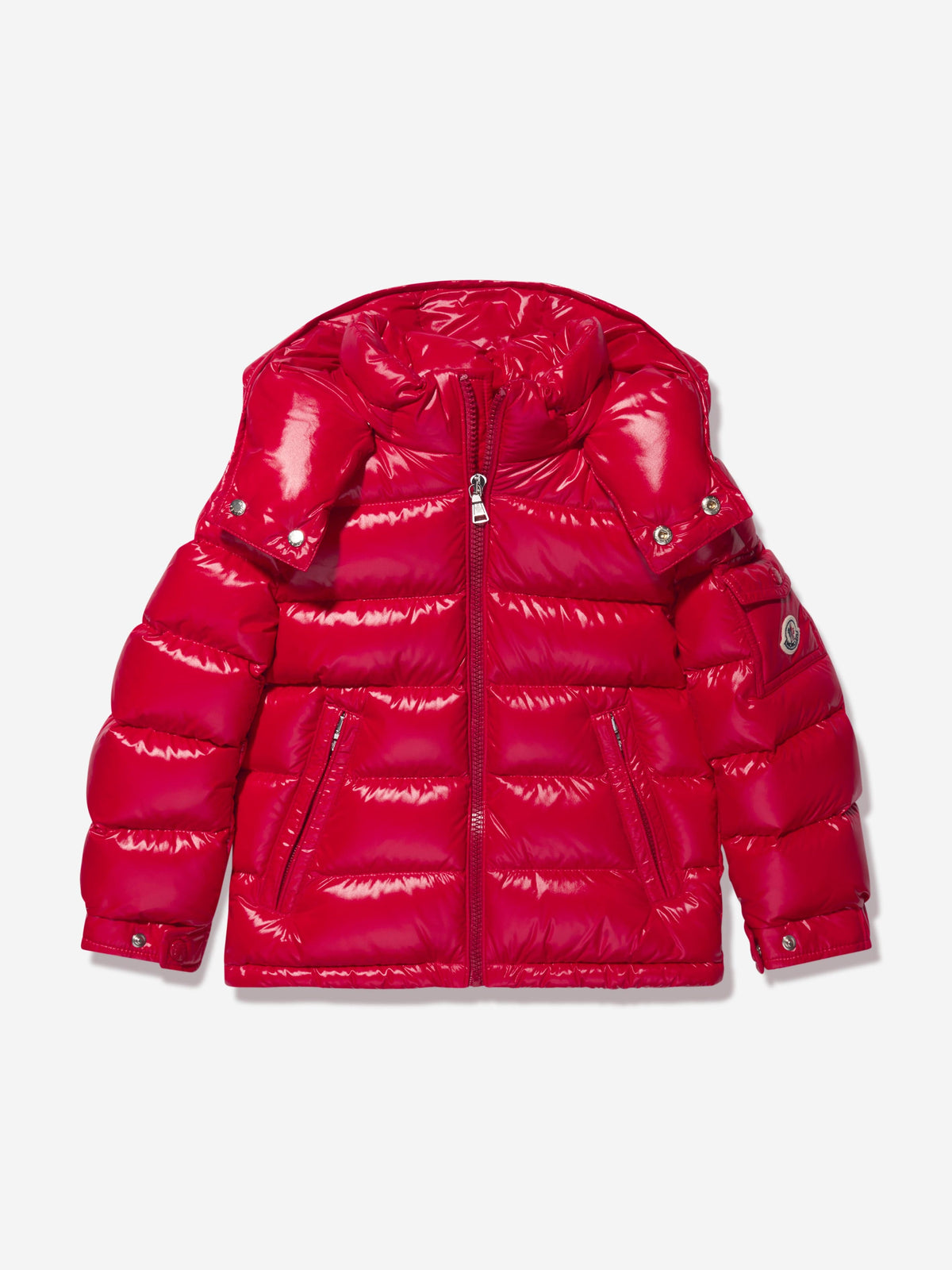 Moncler Enfant Boys Down Padded New Maya Jacket in Red 