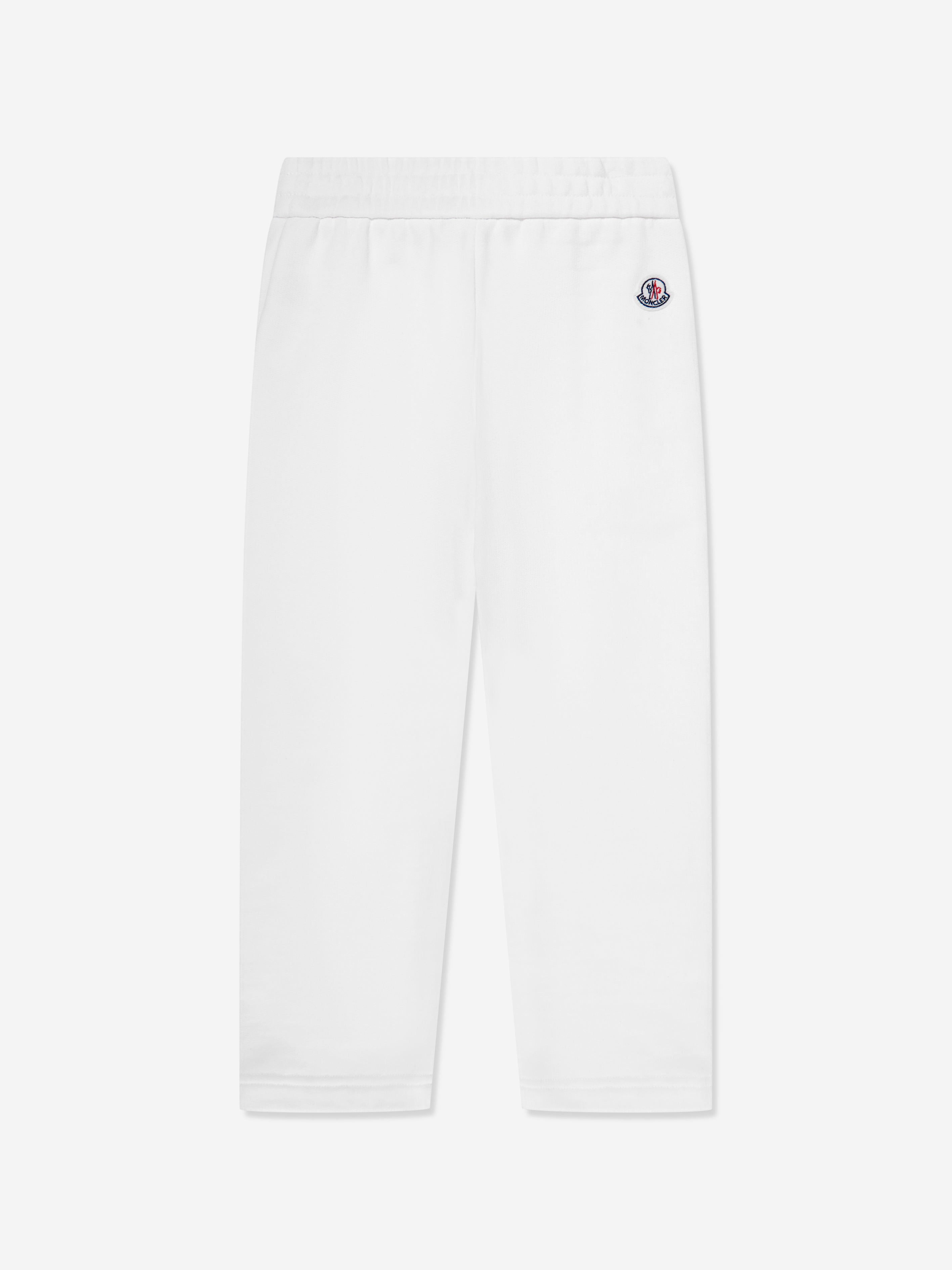 Moncler Enfant Boys Logo Sweatpants in White | Childsplay Clothing