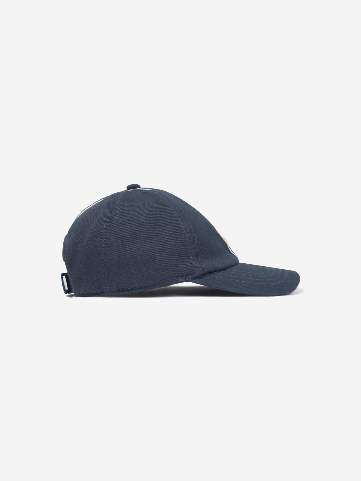 Moncler Navy Blue Cap (Unisex) Moncler Enfant Boys Logo Baseball Cap in Navy | Childsplay  main image 3