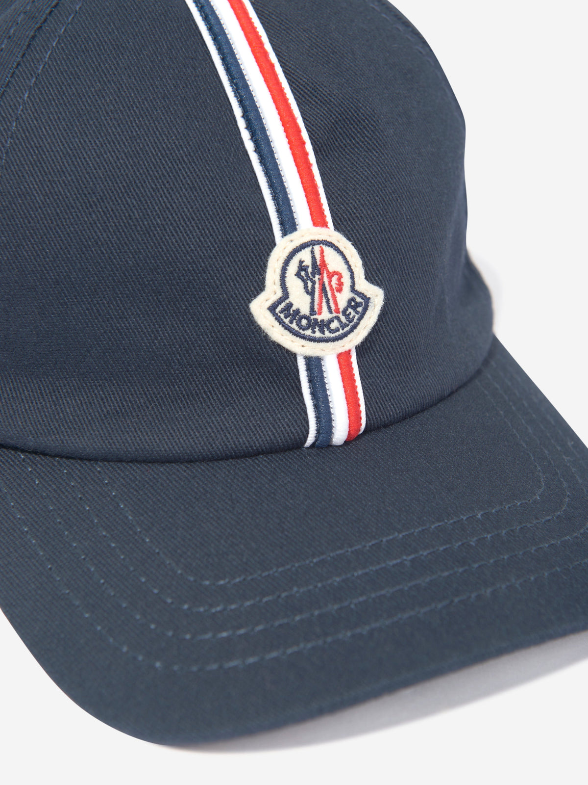 Moncler Enfant Boys Logo Baseball Cap in Navy | Childsplay 
