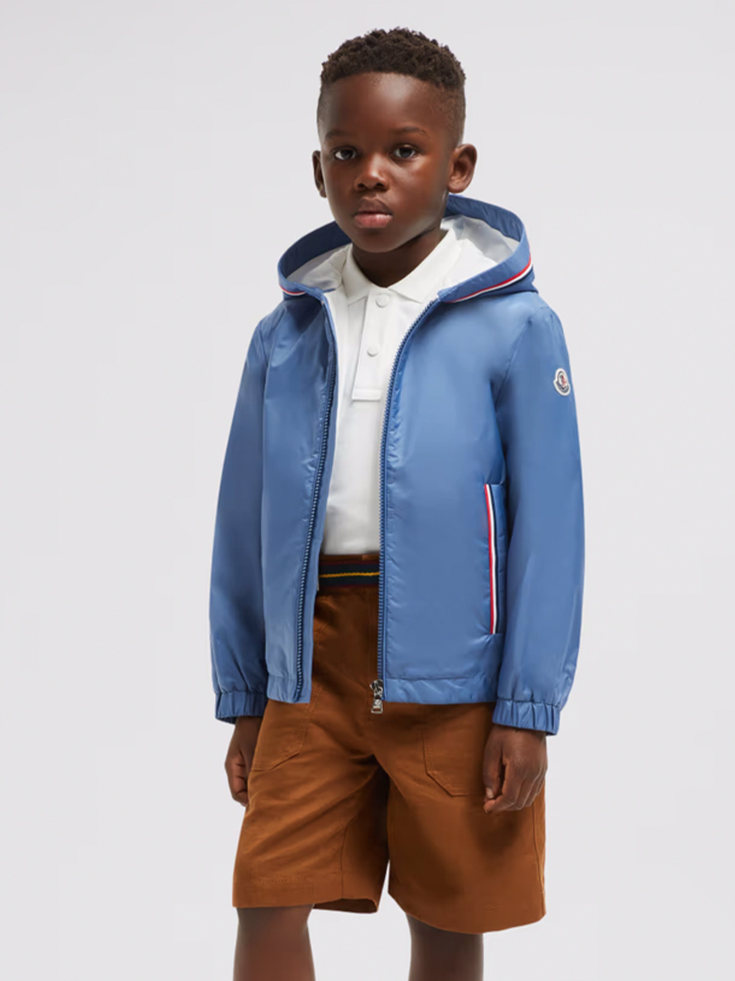 Moncler Enfant Boys Granduc Jacket in Blue | Childsplay Clothing