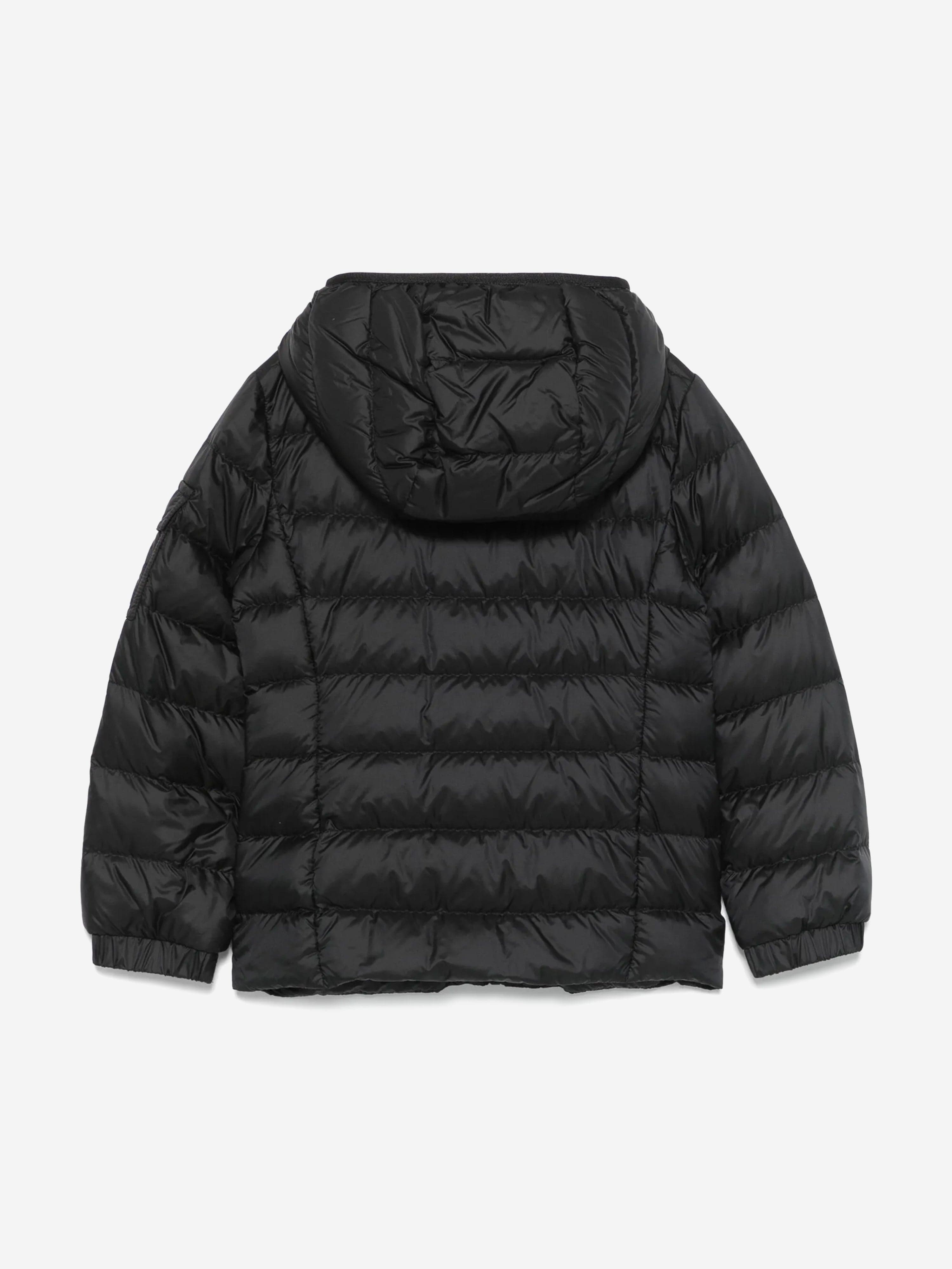 Moncler Enfant Girls Down Padded Gles Jacket in Black | Childsplay