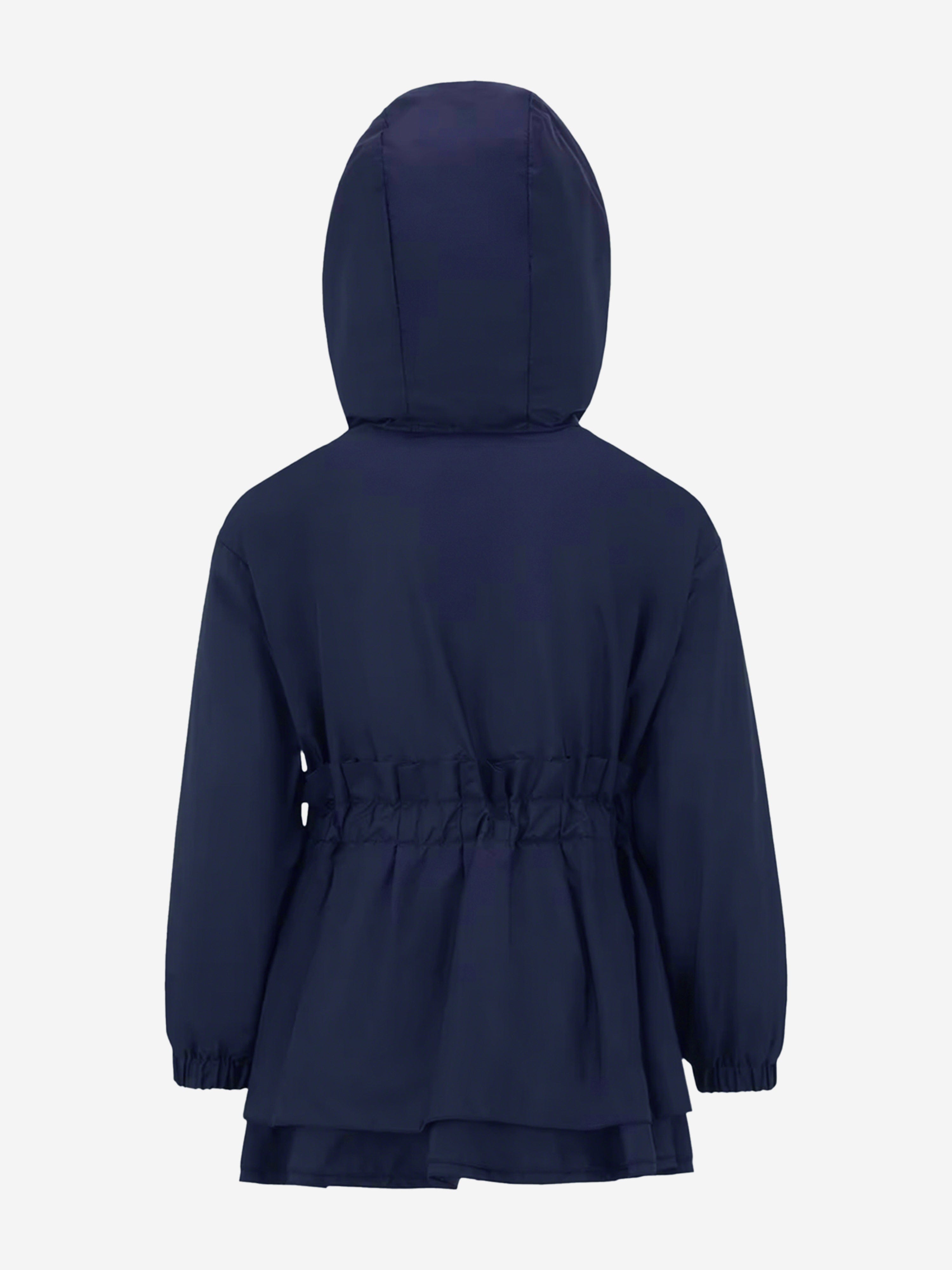 Moncler Enfant Girls Wete Jacket in Navy | Childsplay Clothing