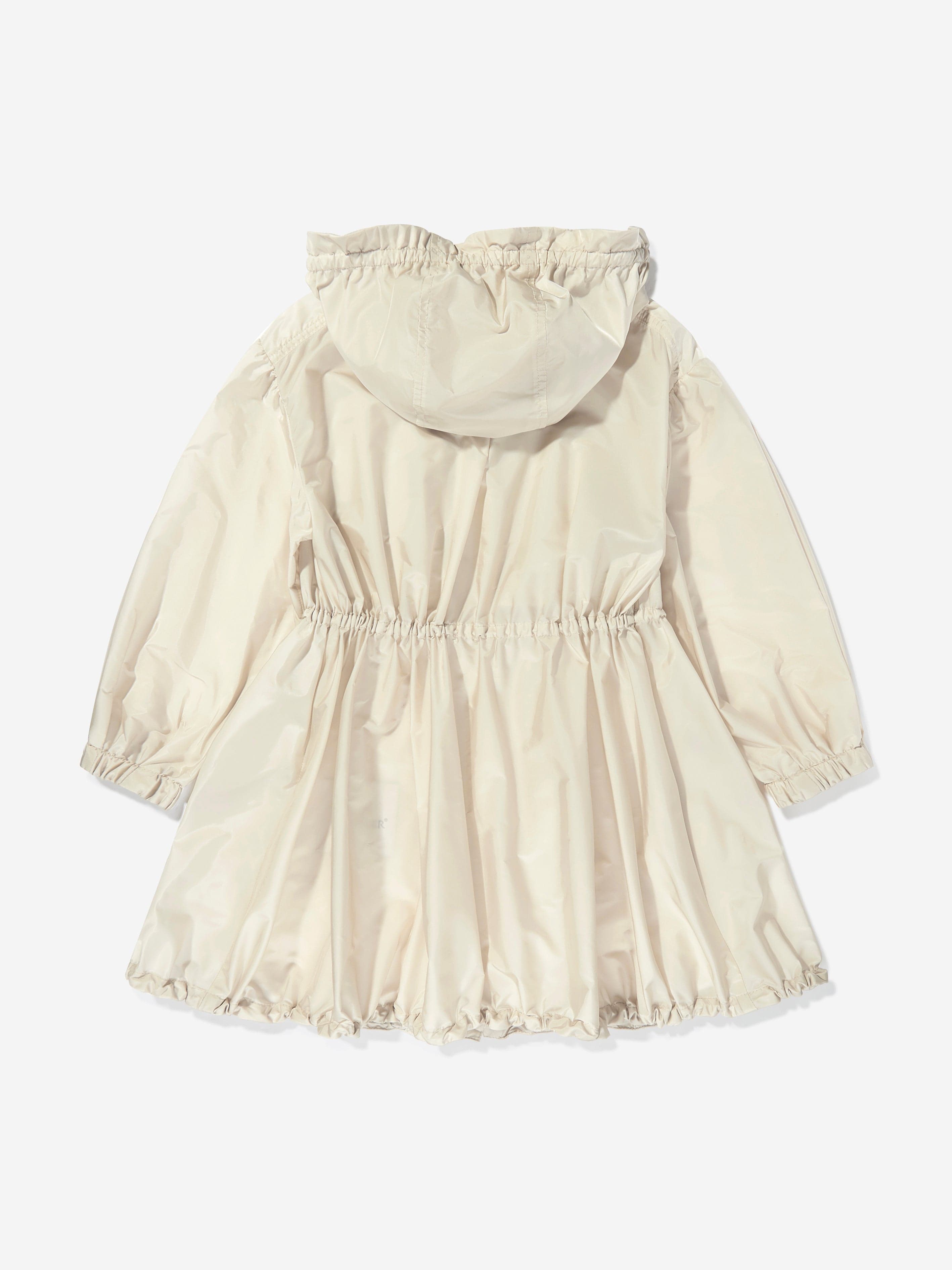 Moncler Enfant Girls Bessie Long Parka in Beige | Childsplay Clothing
