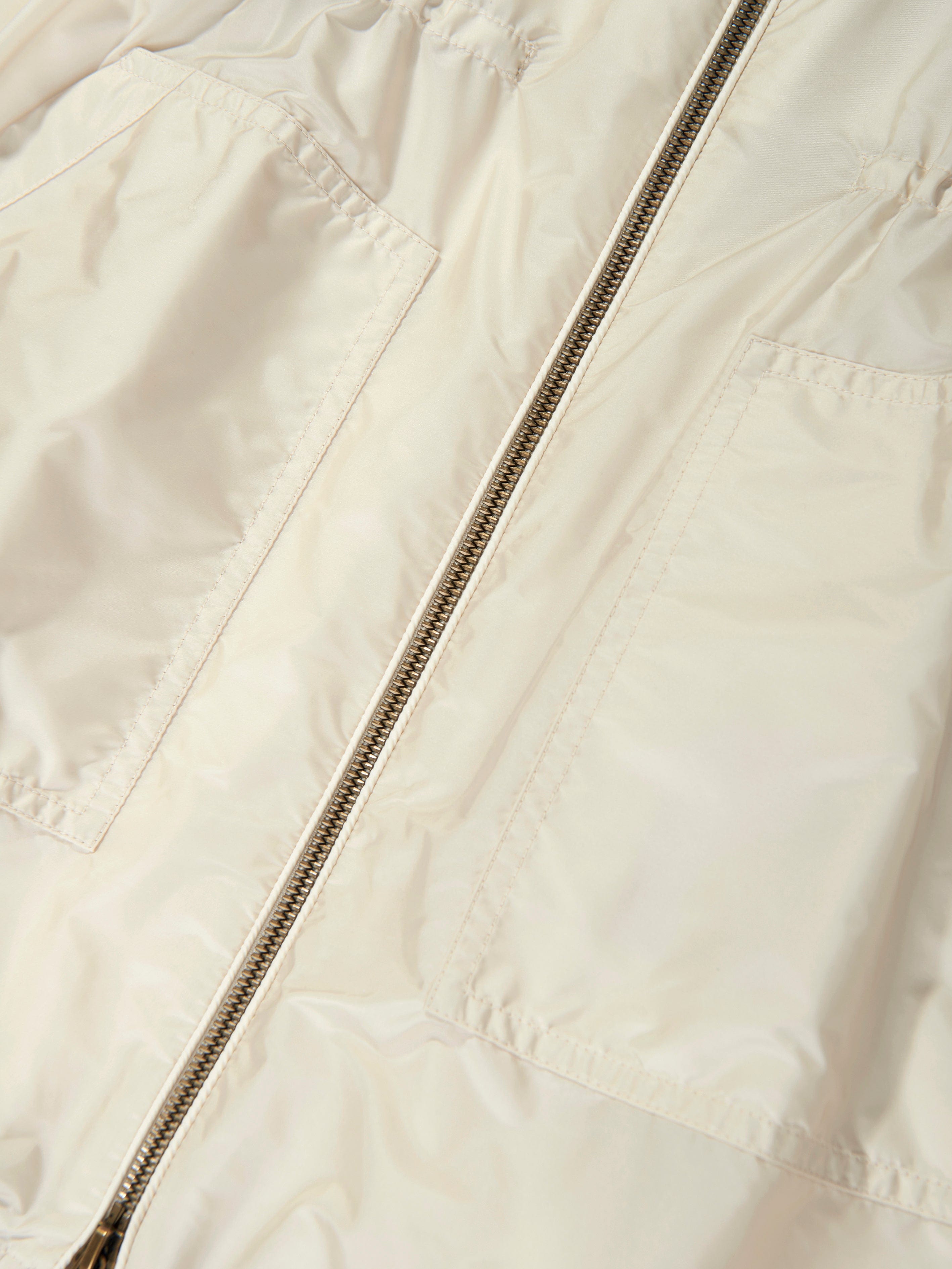 Moncler Enfant Girls Bessie Long Parka in Beige | Childsplay Clothing
