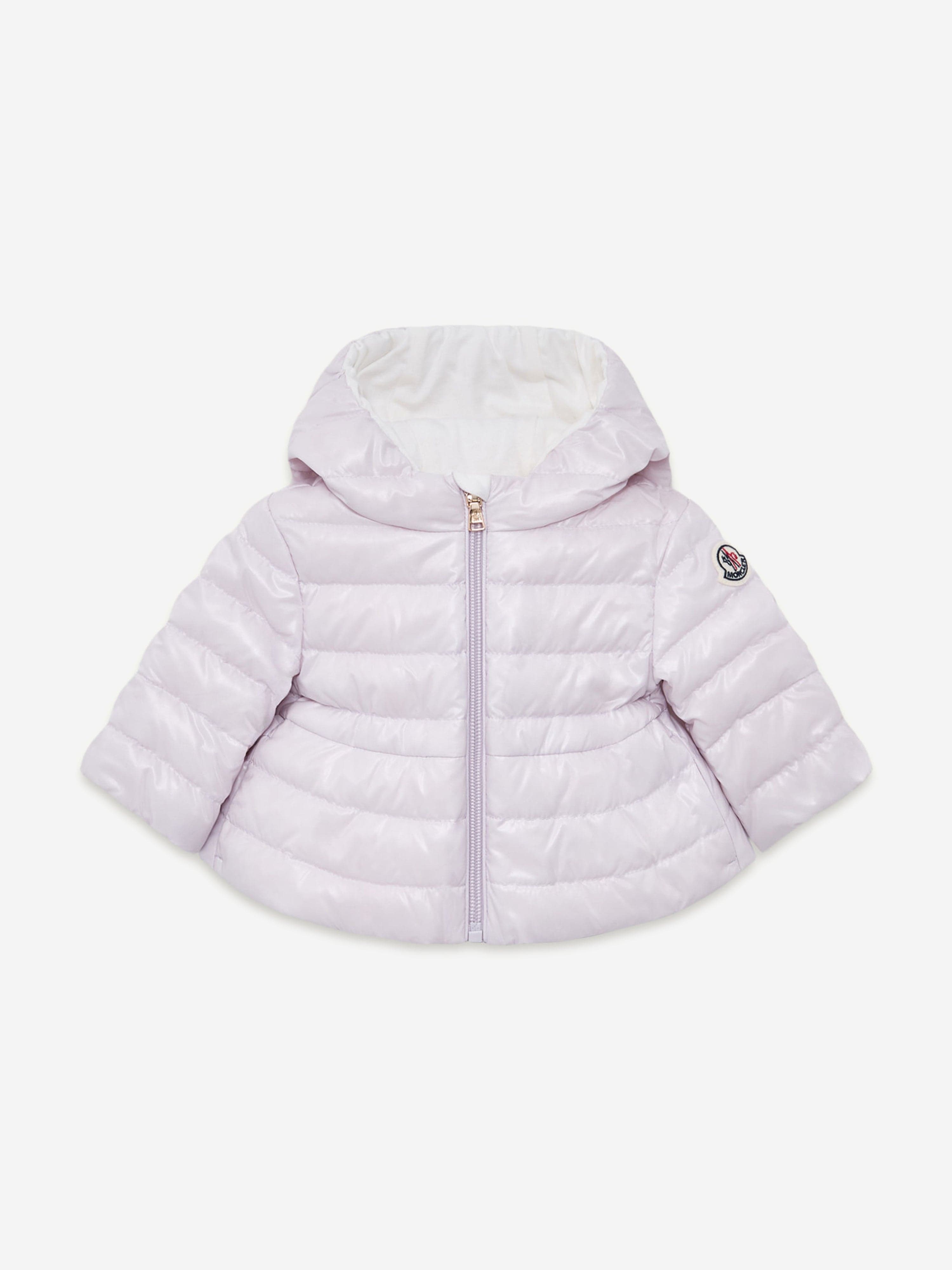 Moncler Enfant Baby Girls Down Padded Pinar Jacket in Purple