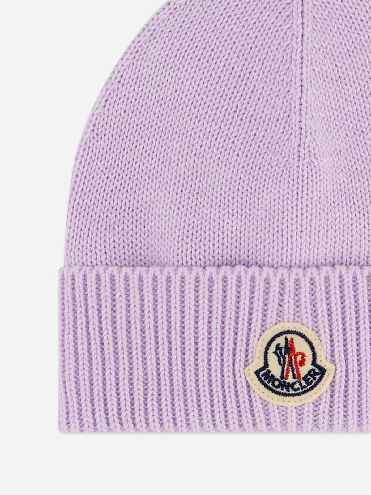 Moncler Enfant Baby Girls Logo Beanie Hat in Purple 