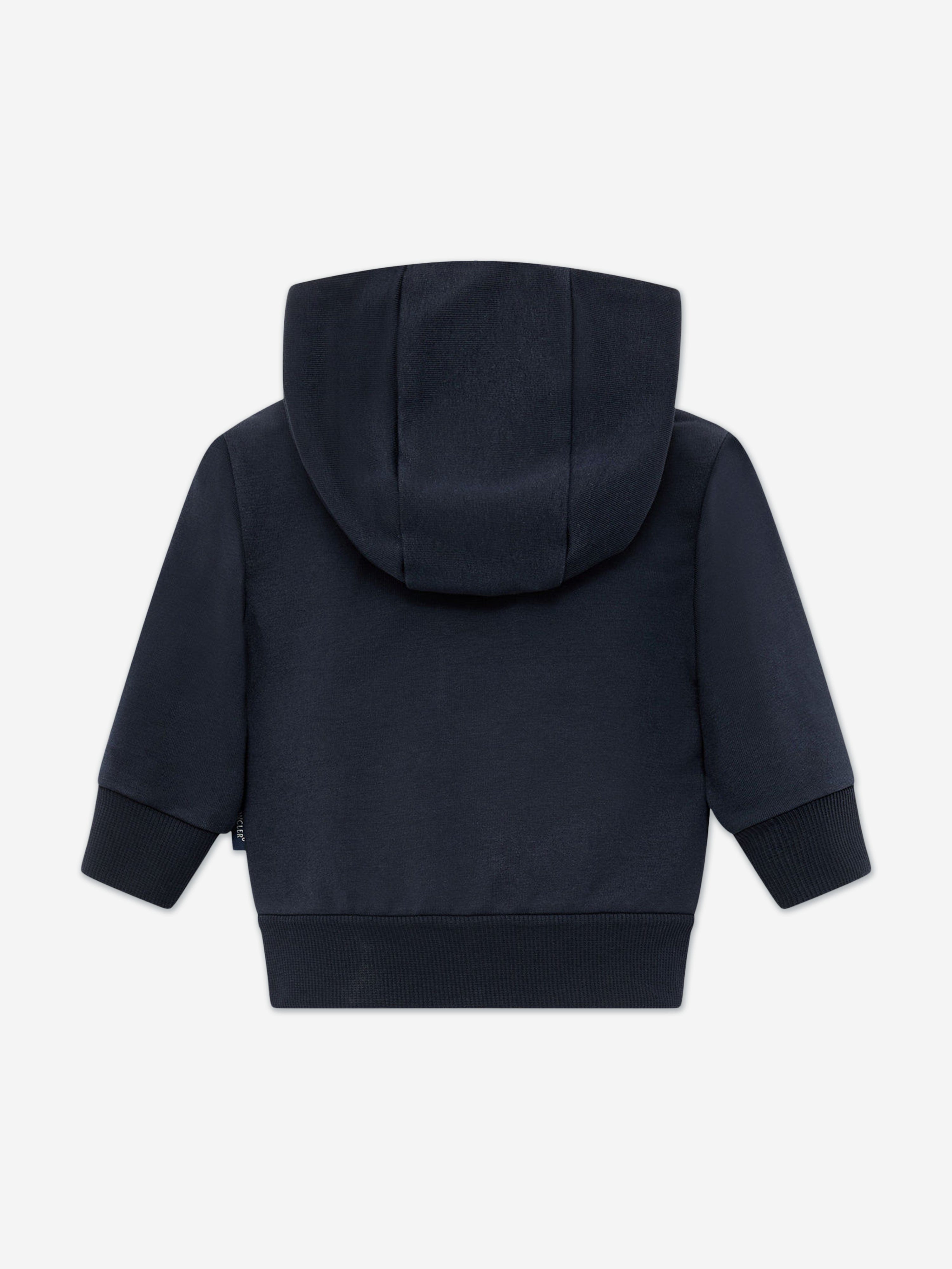 Moncler Enfant Baby Boys Zip Up Hoodie in Navy | Childsplay Clothing