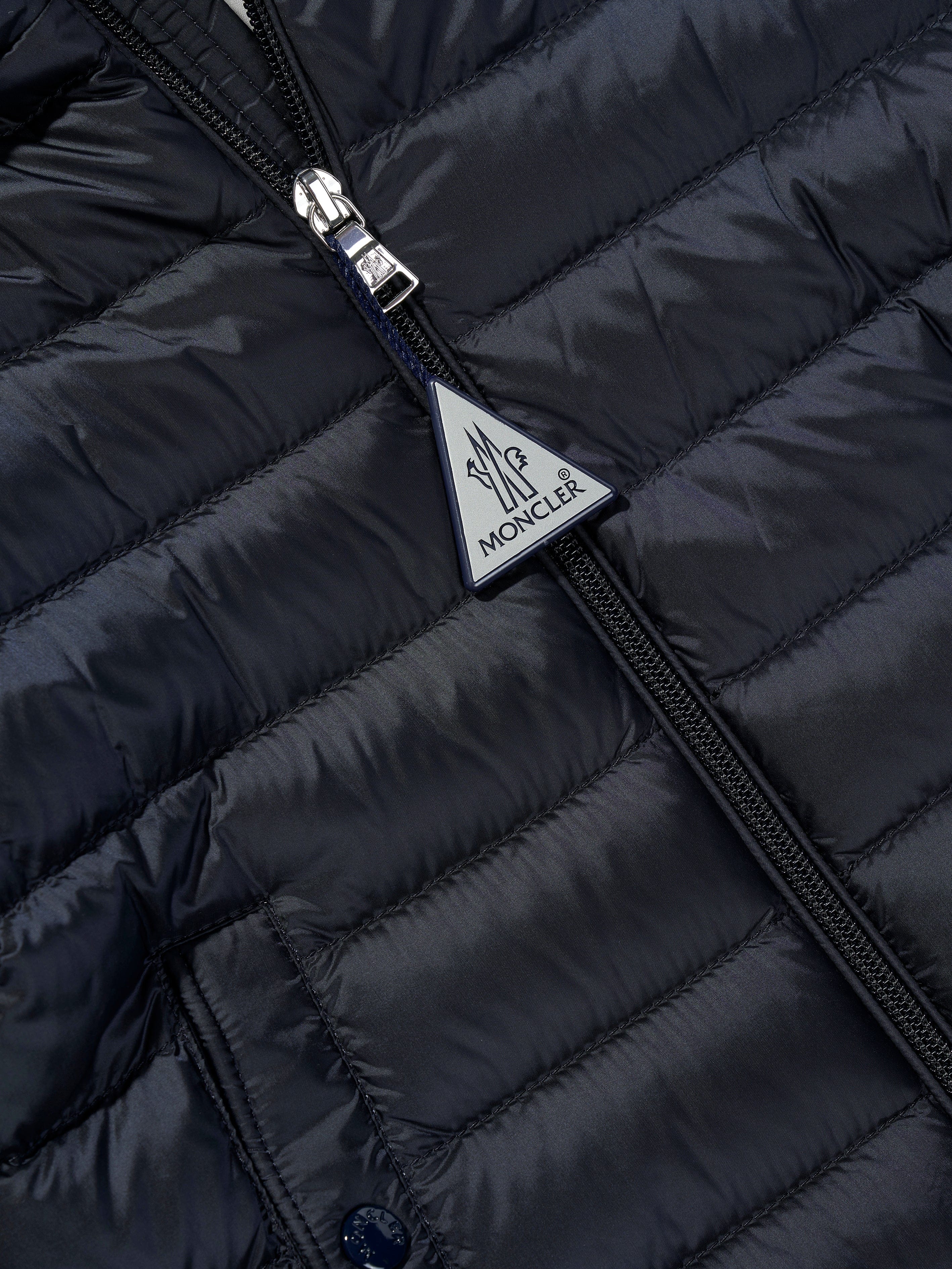 Moncler Enfant Boys Down Padded Dilar Jacket in Navy | Childsplay