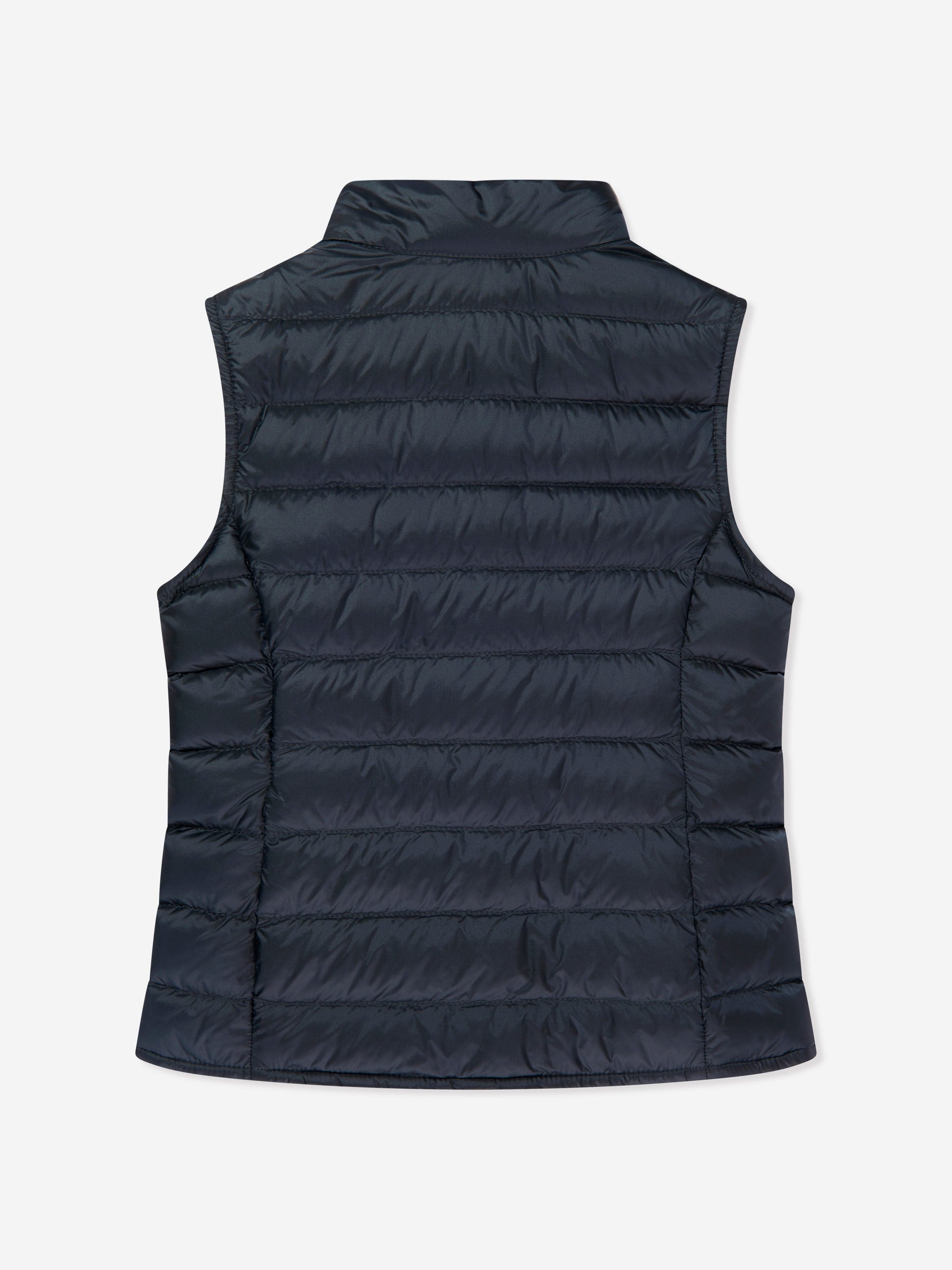 Moncler Enfant Girls Down Padded Liane Gilet in Navy | Childsplay