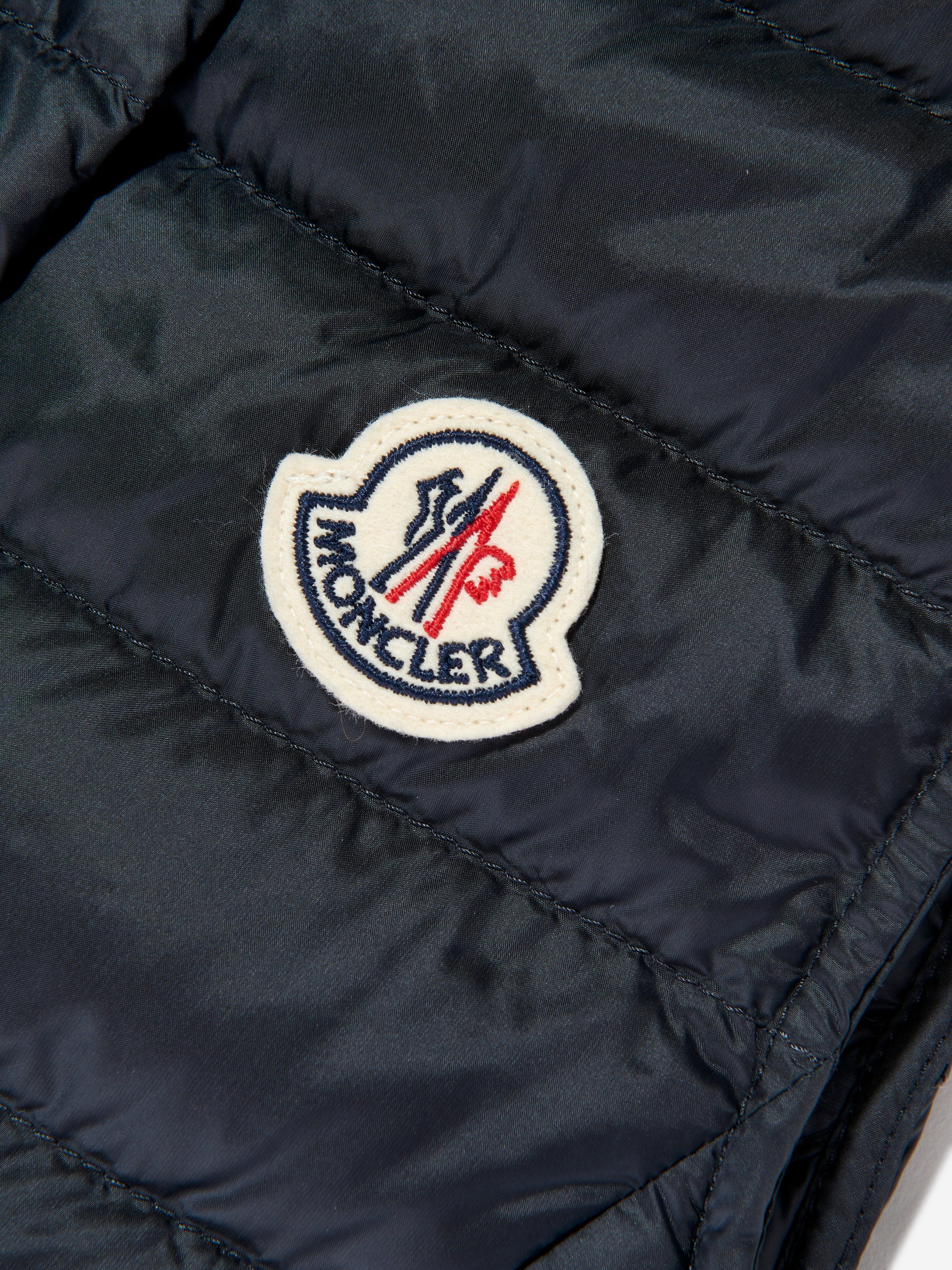 Moncler Enfant Girls Down Padded Liane Gilet in Navy | Childsplay