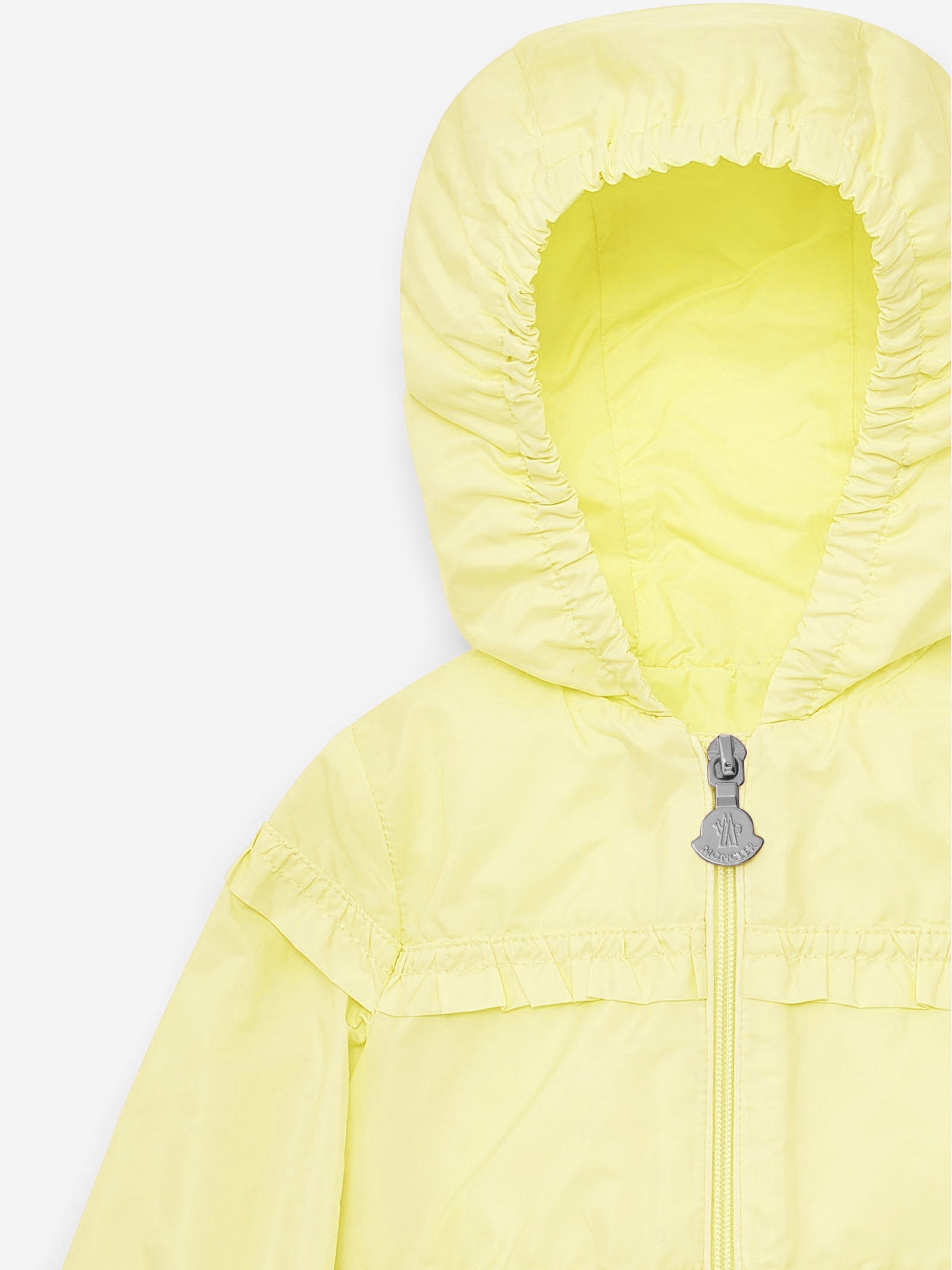 Moncler Enfant Baby Girls Hiti Jacket in Yellow | Childsplay Clothing