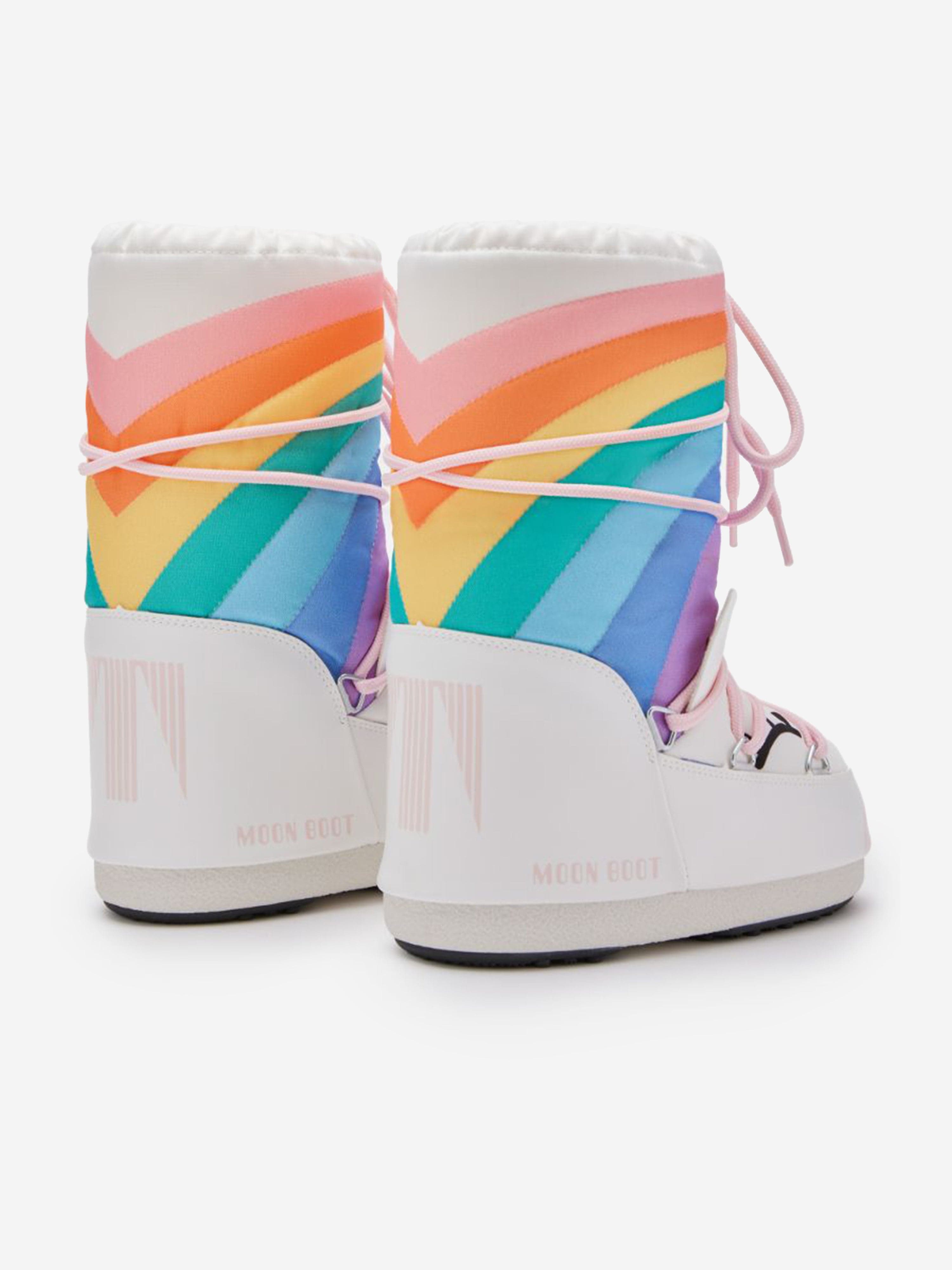 Moon Boot Moon Boot Girls Icon Unicorn Boots in White | Childsplay