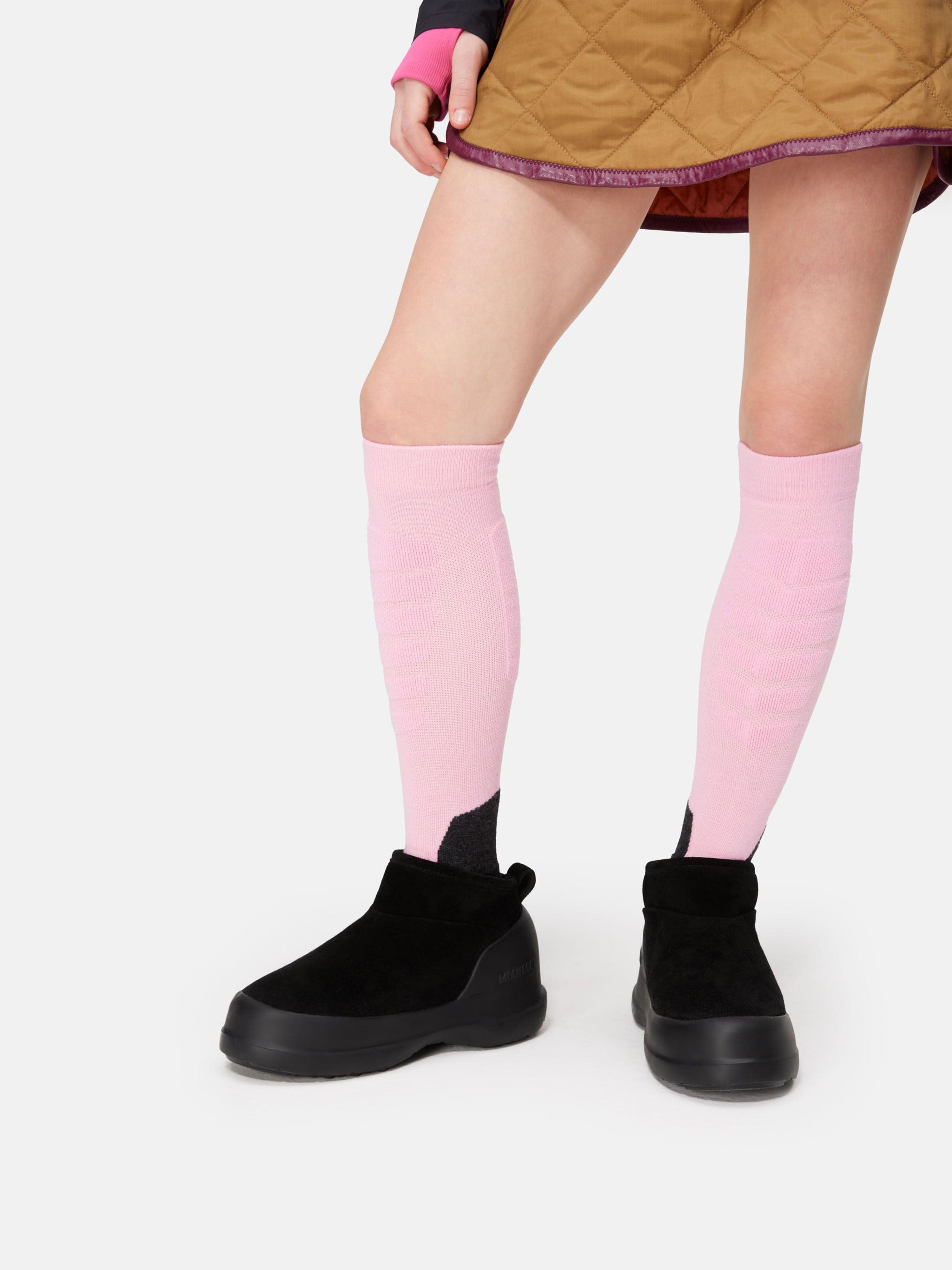 Moon Boot Moon Boot Kids Luna Low Suede Boots in Black