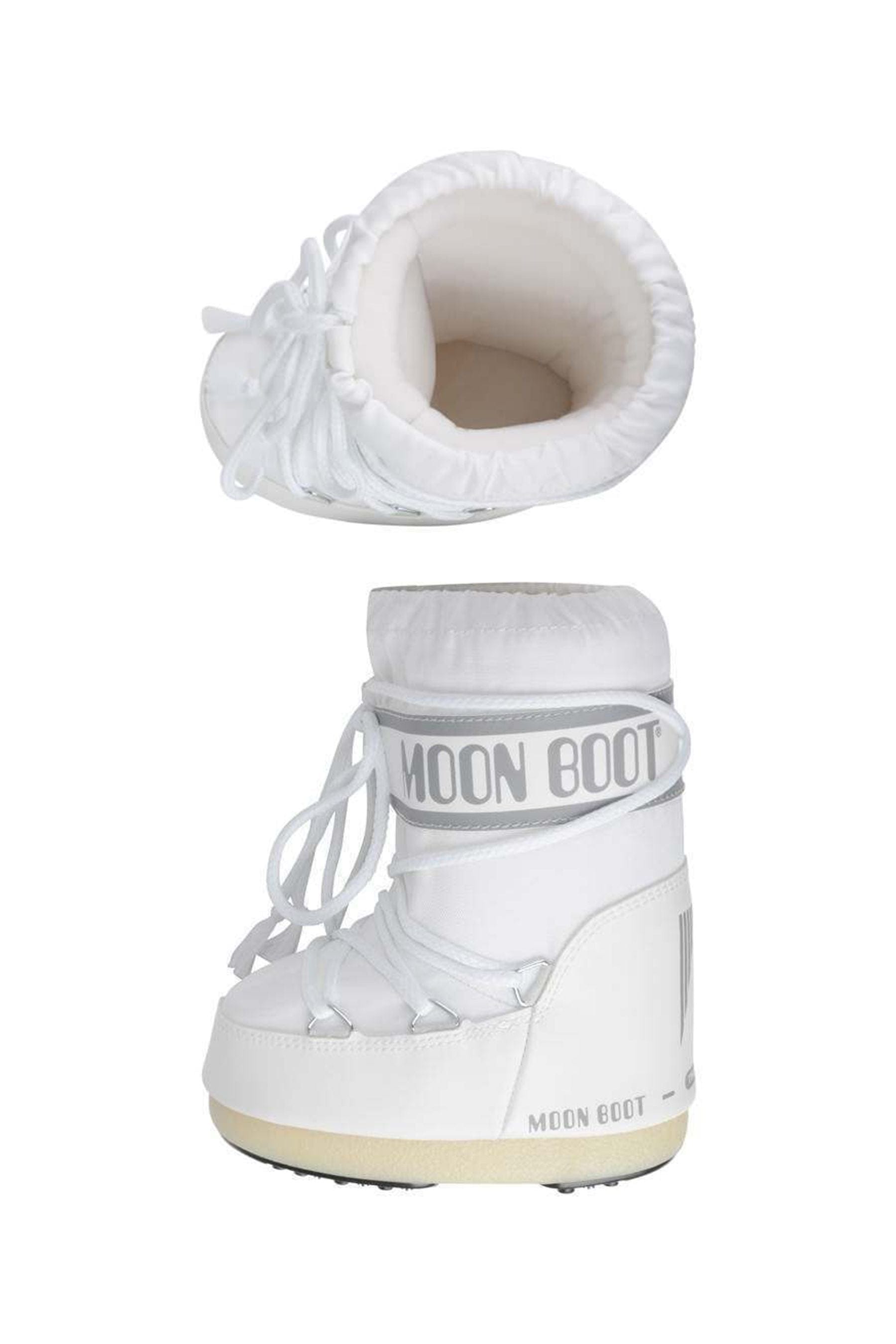 Moon Boot Moon Boot Kids Icon Nylon Snow Boots in White