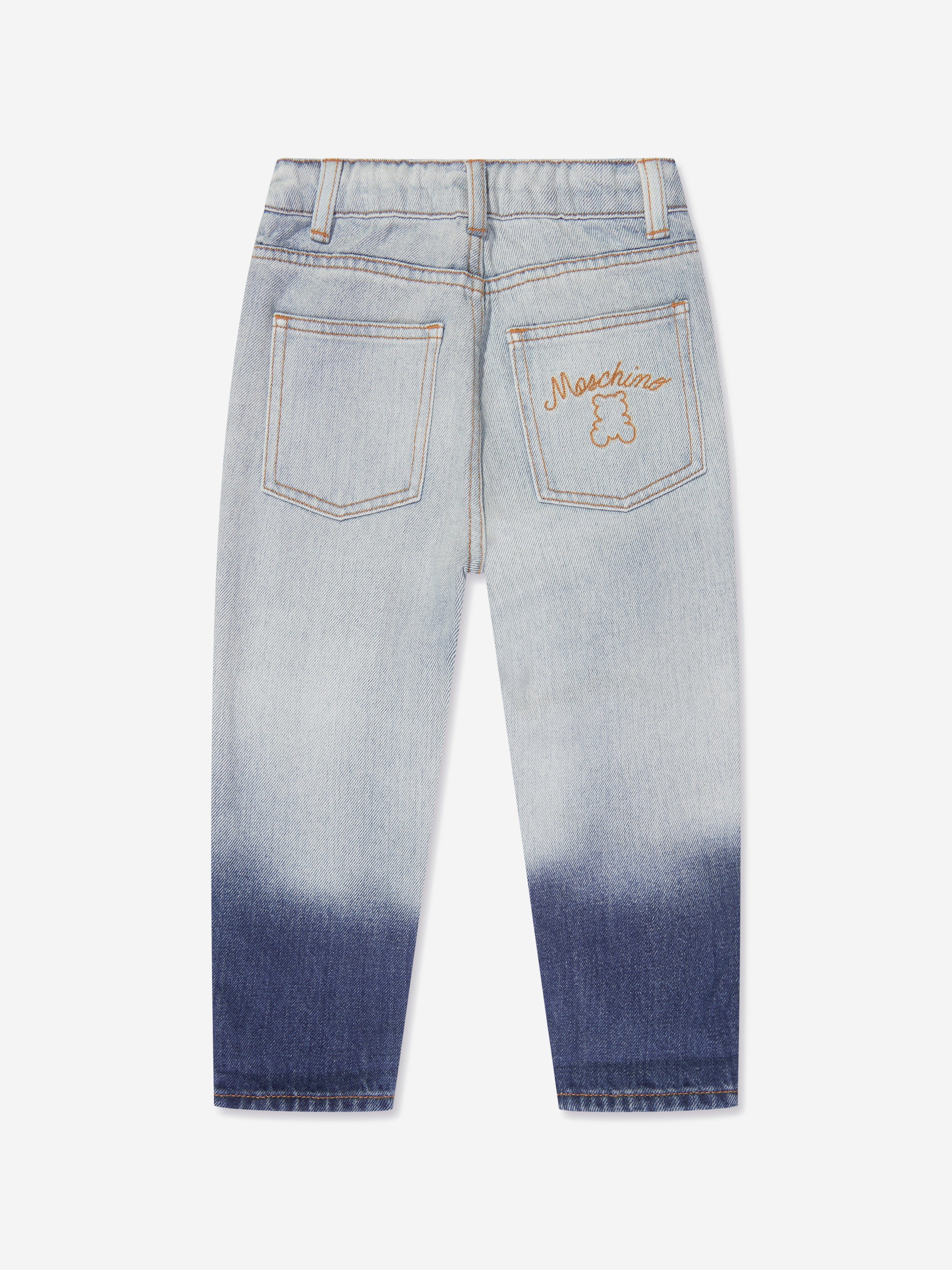 Moschino Kids Moschino Kids Slim Fit Jeans in Blue Childsplay