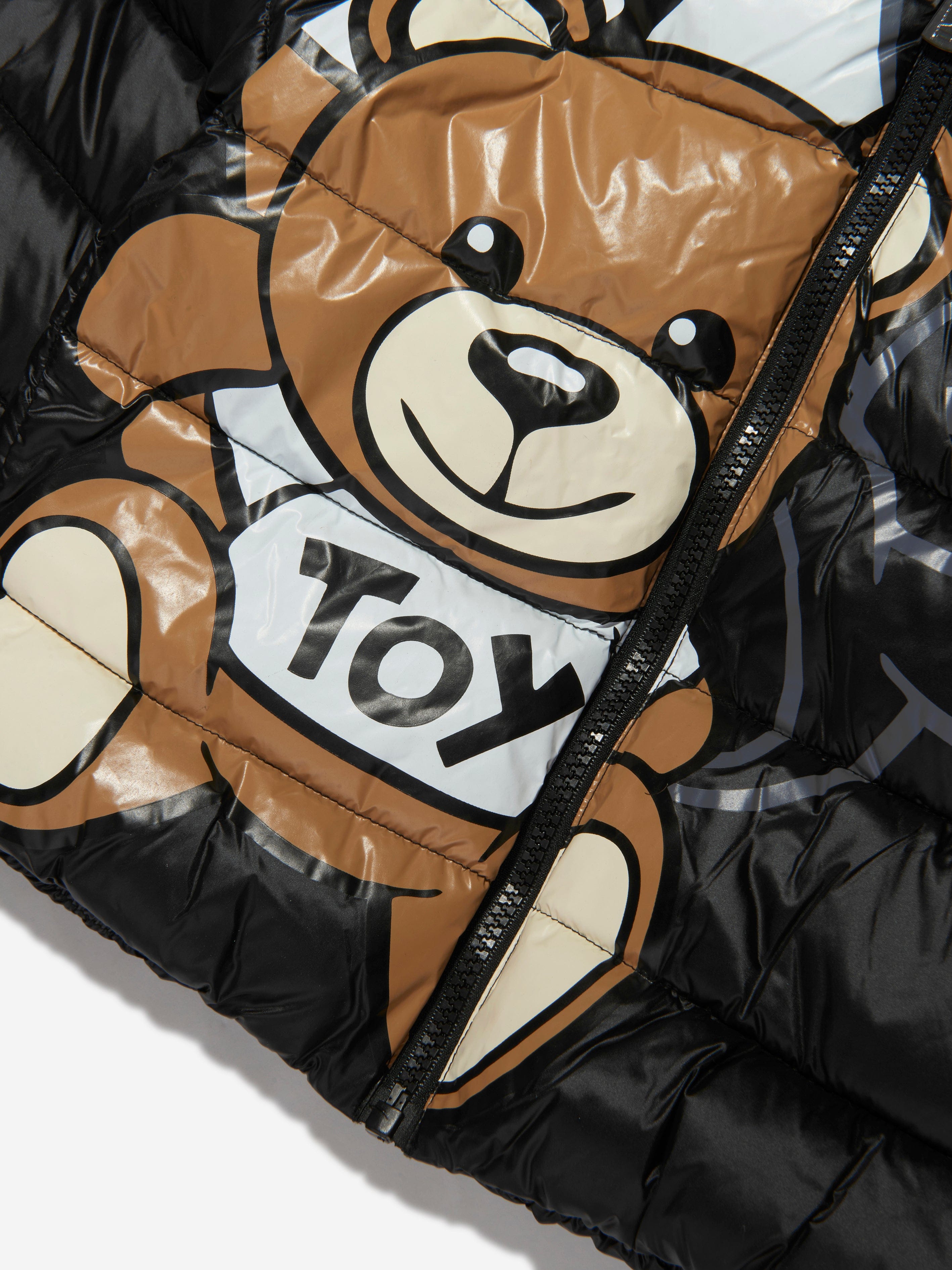 Moschino Teddy Bear Puffer Jacket MOSCHINO BAMBINO Appliqued