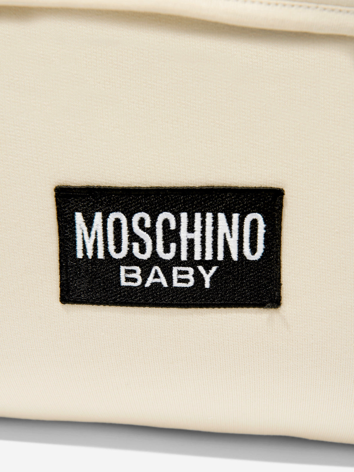 Moschino Baby Teddy Bear Logo Changing Bag in Beige (39cm  display picture 3