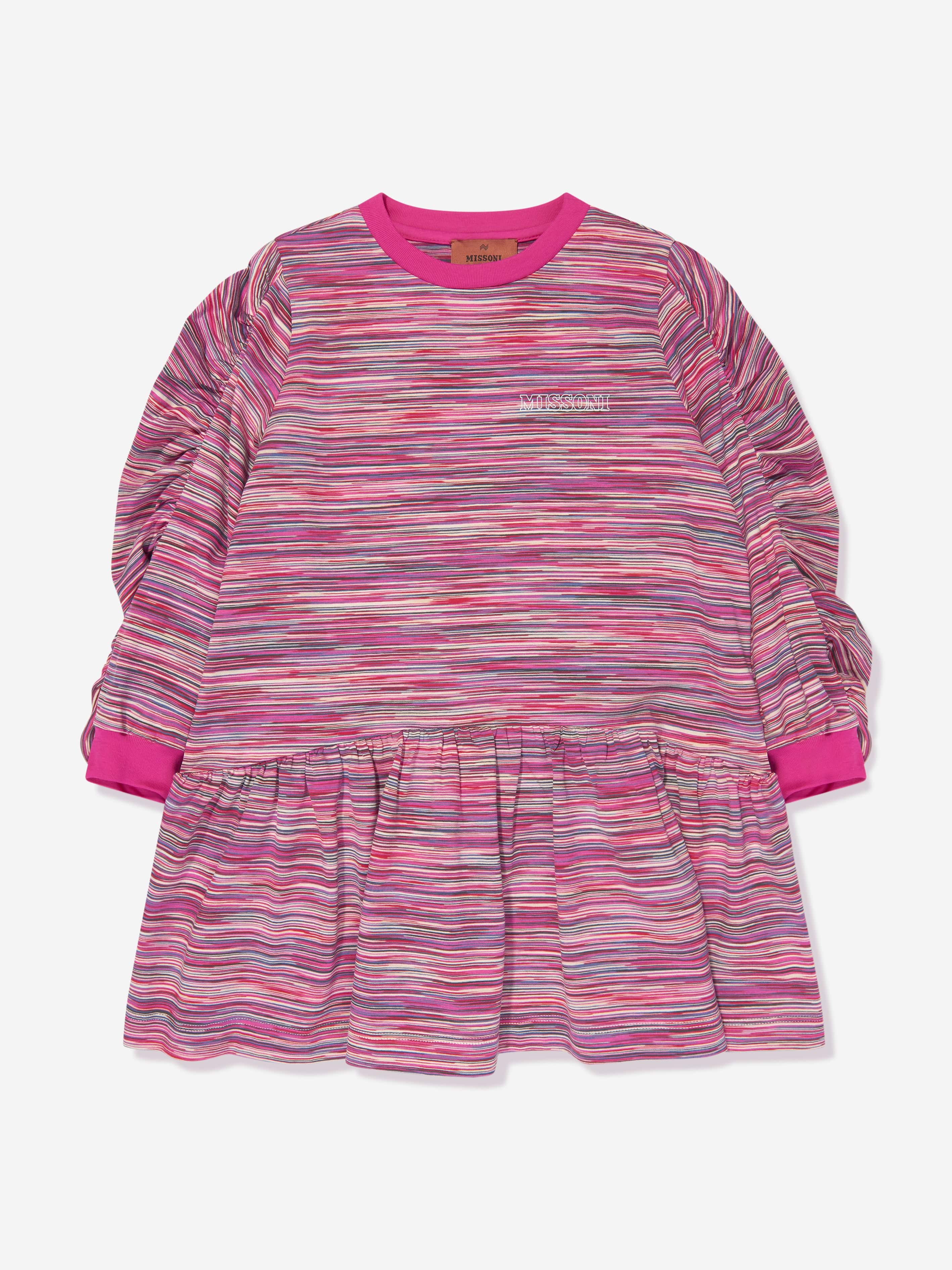 Missoni Girls Jersey Dress in Pink 14 Yrs