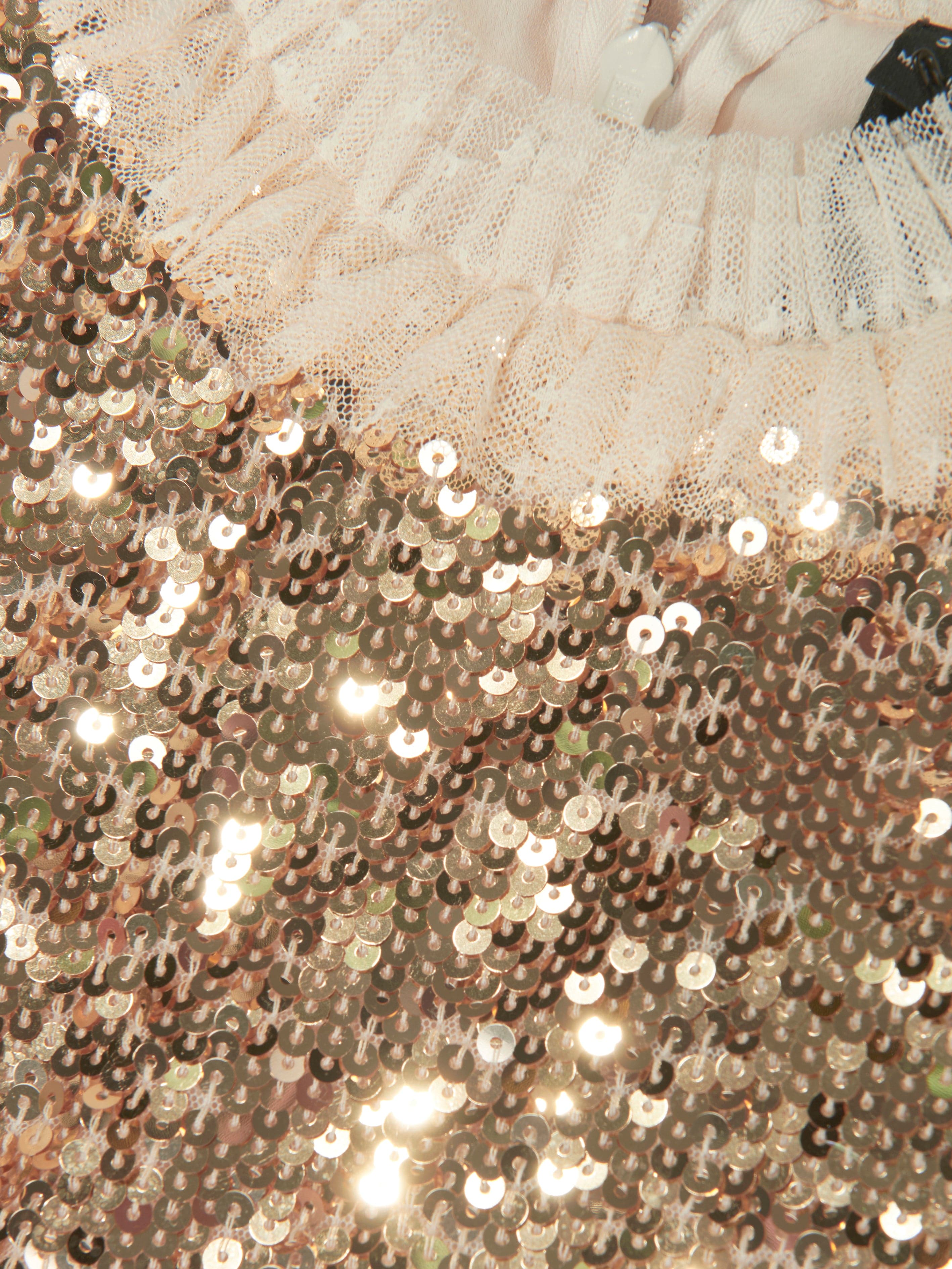 Needle & Thread Girls Matilda Dress in Gold