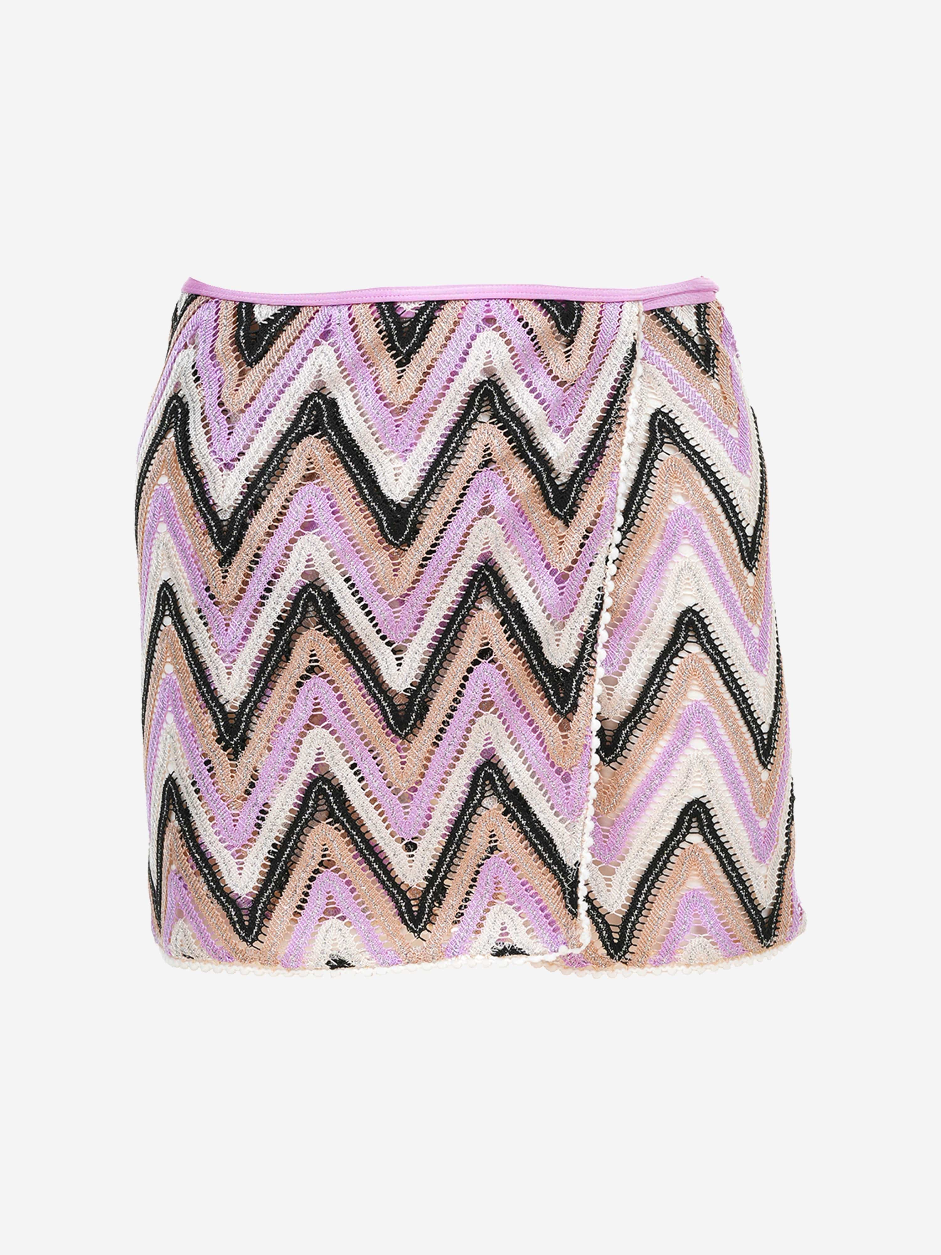 Nessi Byrd Girls Milani Skirt in Purple