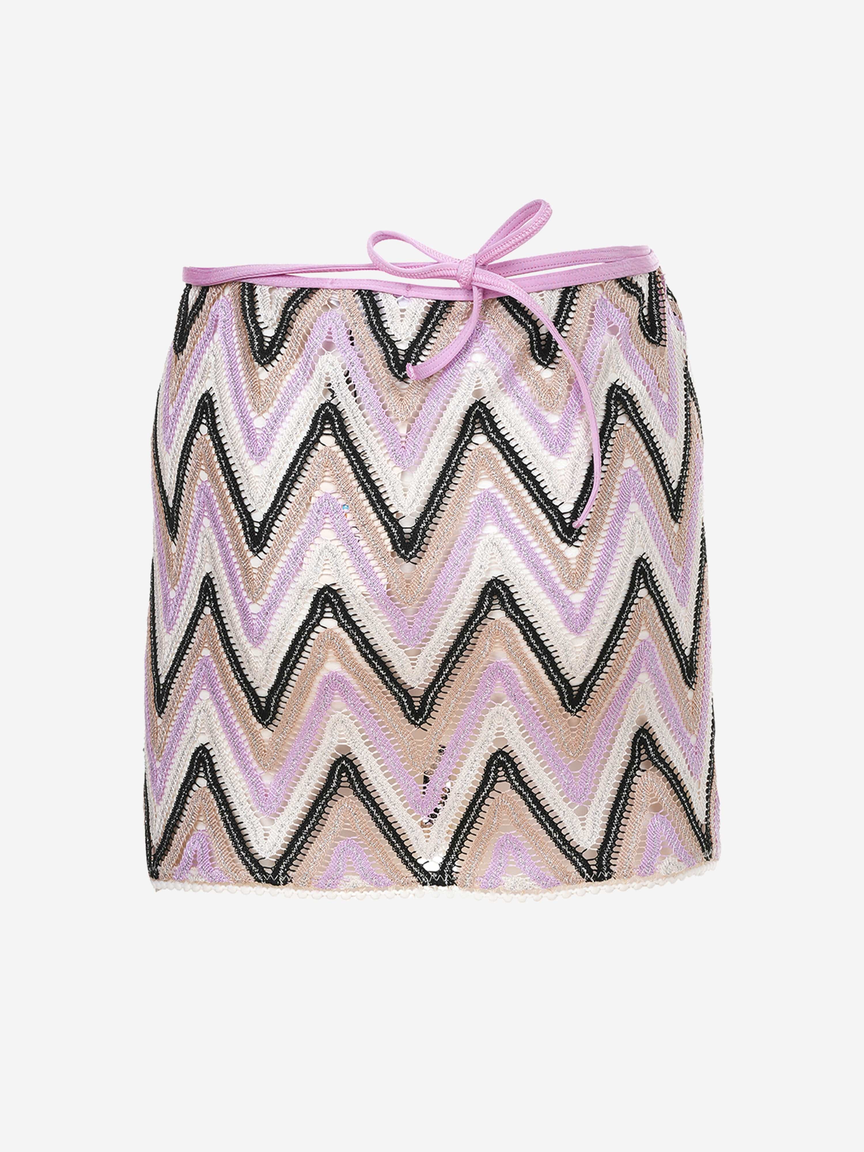 Nessi Byrd Girls Milani Skirt in Purple