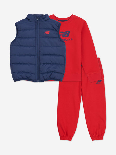 Nike Boys Air Fleece Tracksuit In Navy - View #8