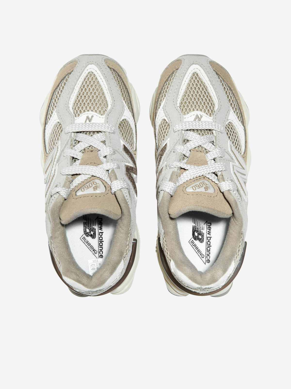 New Balance Kids 9060 Trainers in Brown | Childsplay Clothing