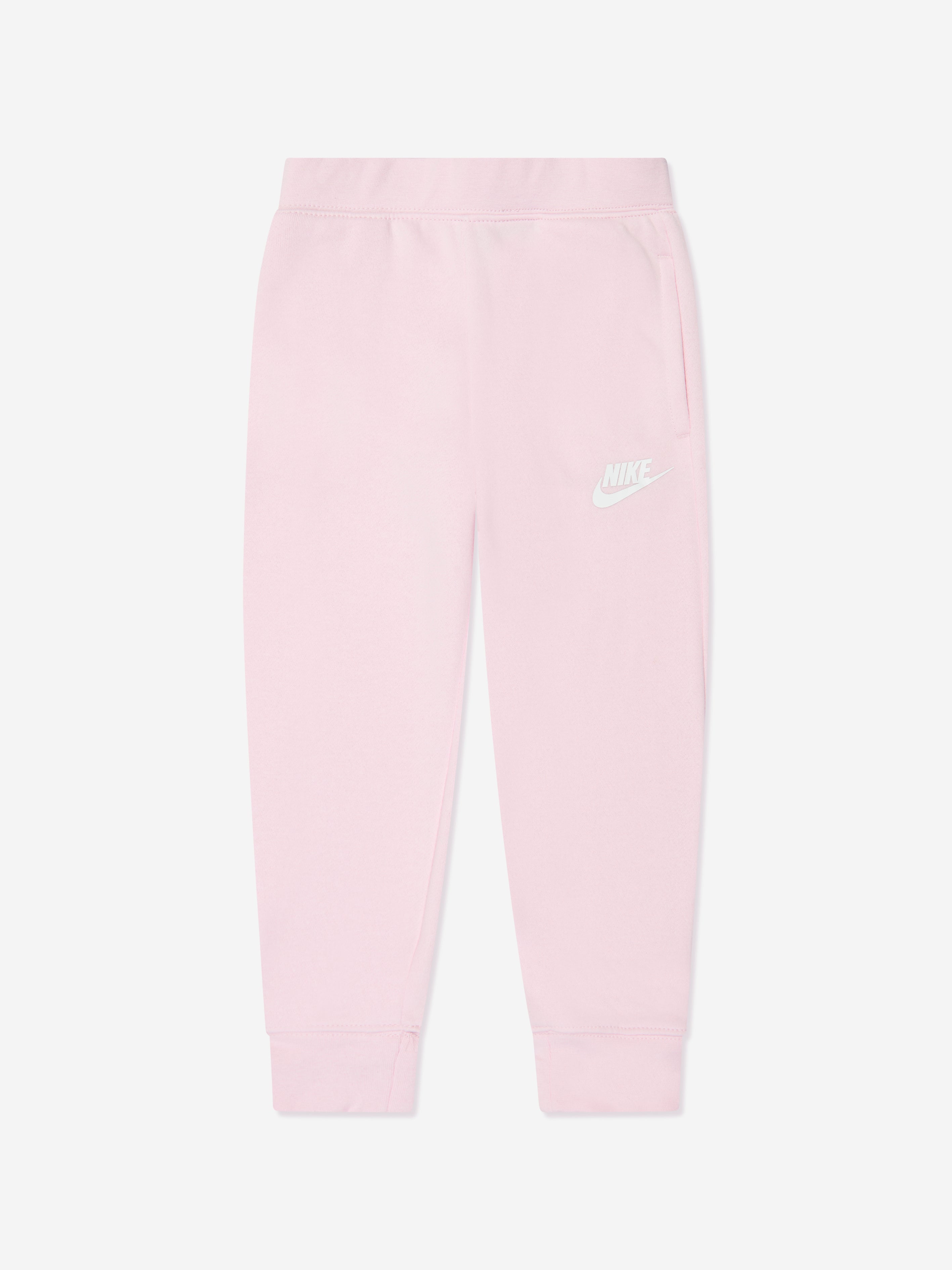 Nike Girls Club Fleece Joggers in Pink