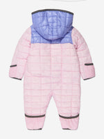in Pink Baby Colourblock Snowsuit Childsplay Clothing Girls |