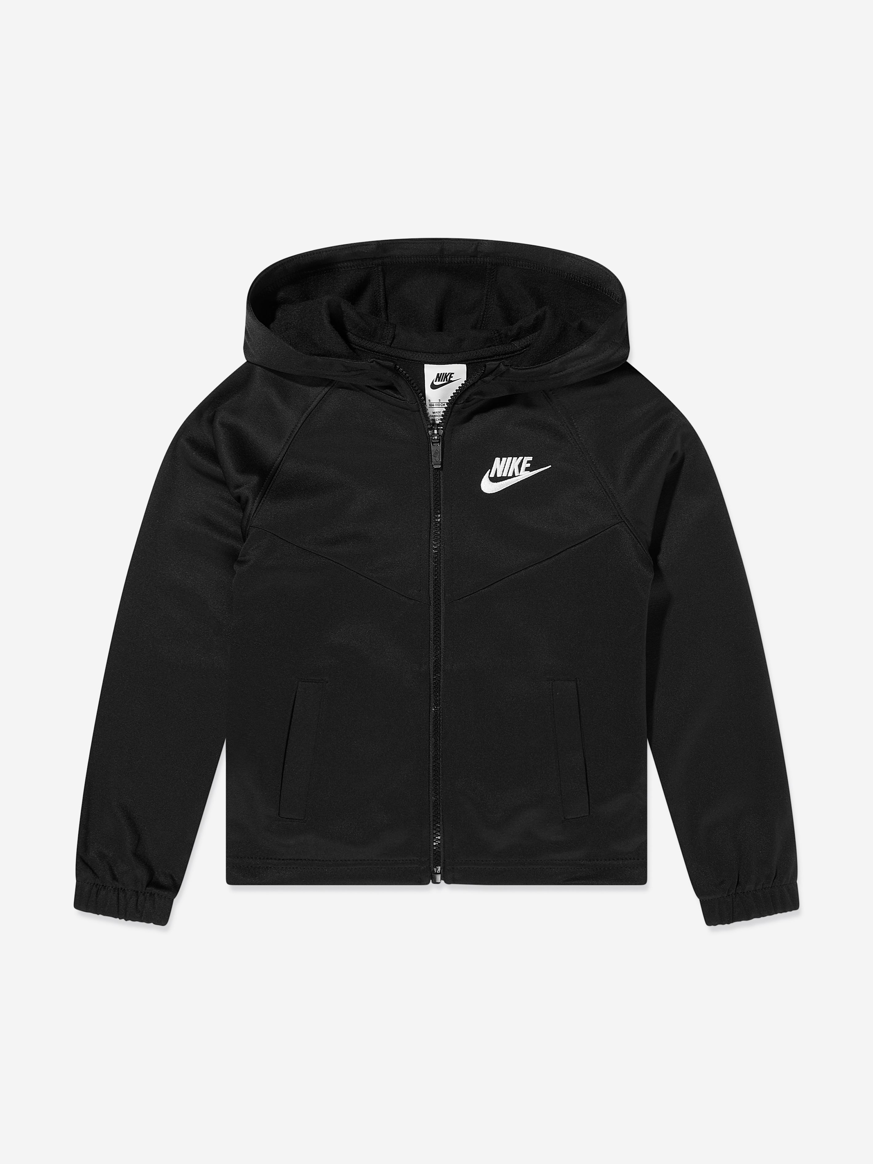 Nike Kids Lifestyle Essentials Full Zip Tracksuit in Black 6