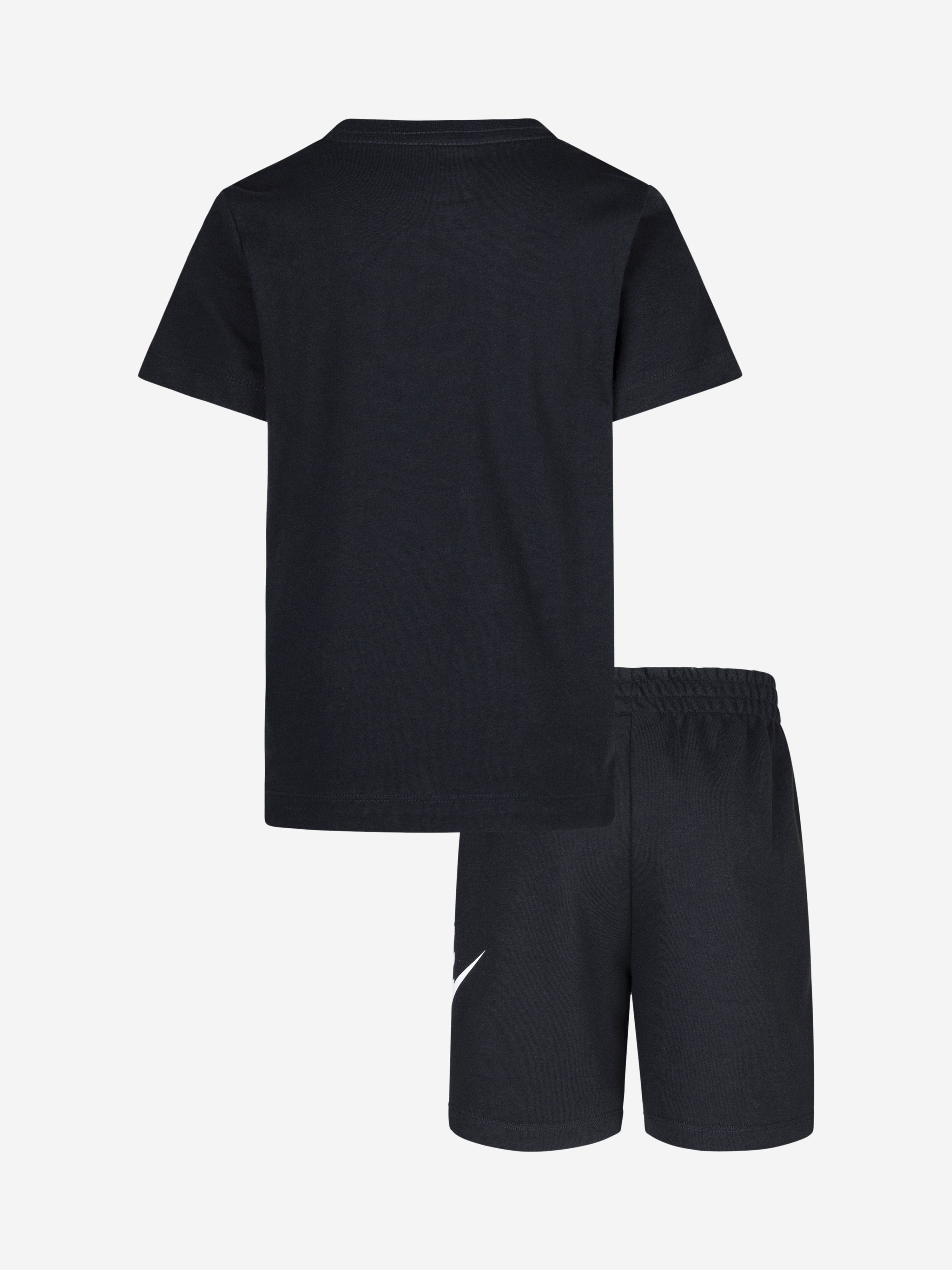 Nike Kids Club T-Shirt and Shorts Set in Black | Childsplay Clothing