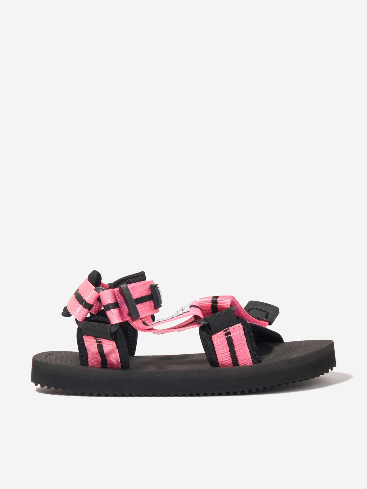 Palm Angels Girls PA X Suicoke Depa-2 Sandals in Pink  display picture 2