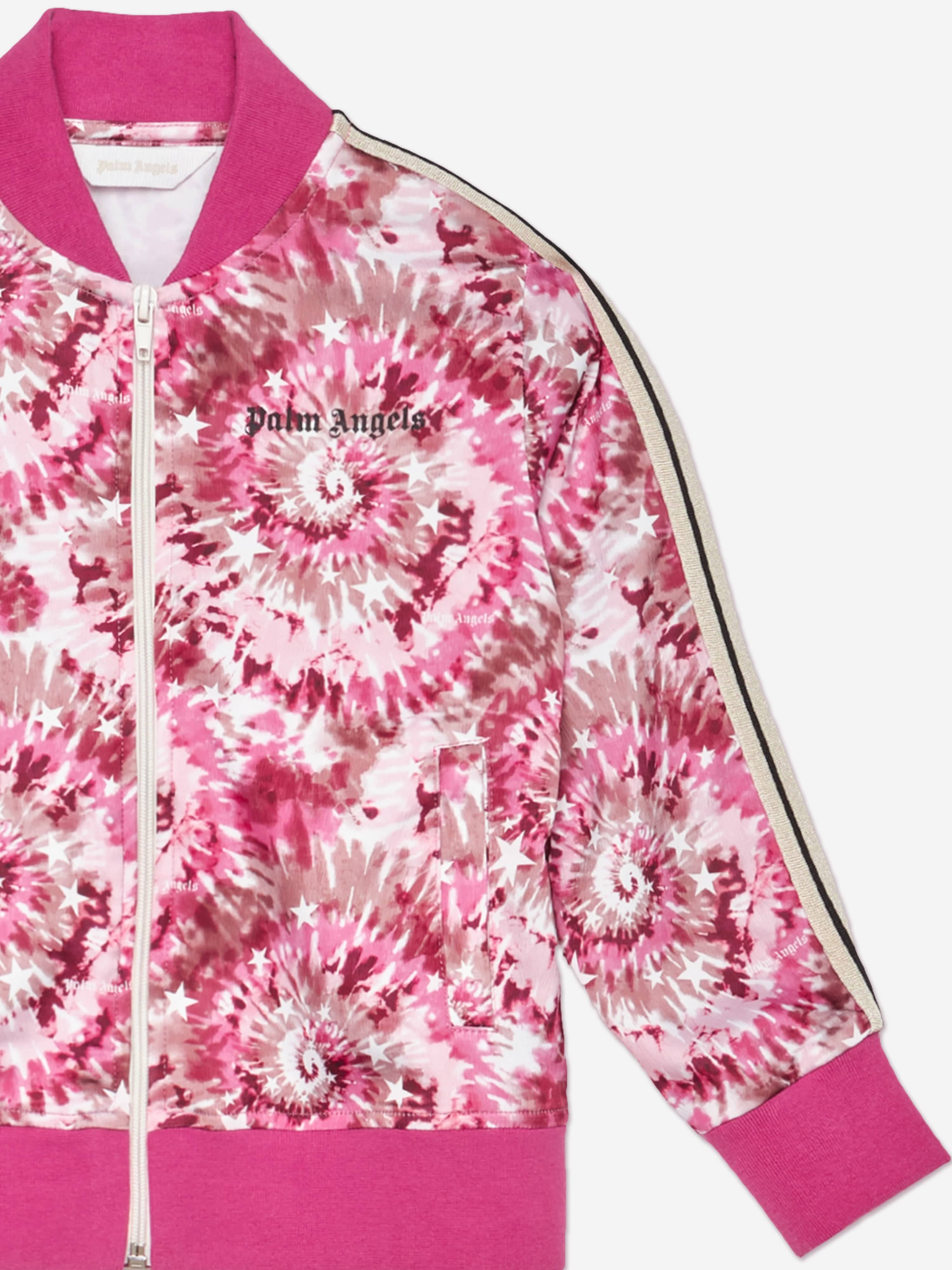 トップス Palm Angels floral foodie jacket Palm Angels Girls AOP Palms Bomber Track Jacket in Pink