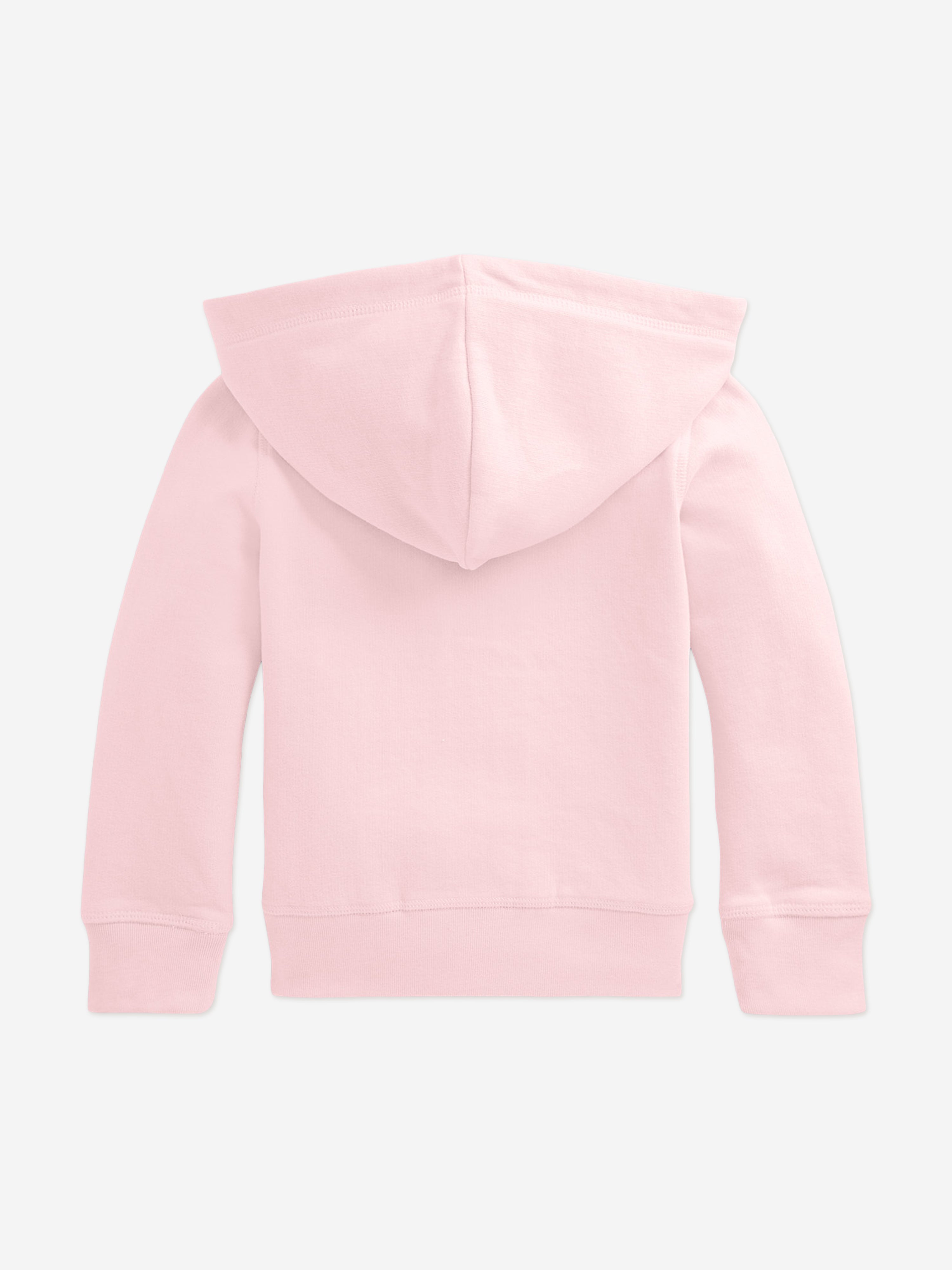 Ralph Lauren Girls Logo Zip Up Top in Pink | Childsplay Clothing