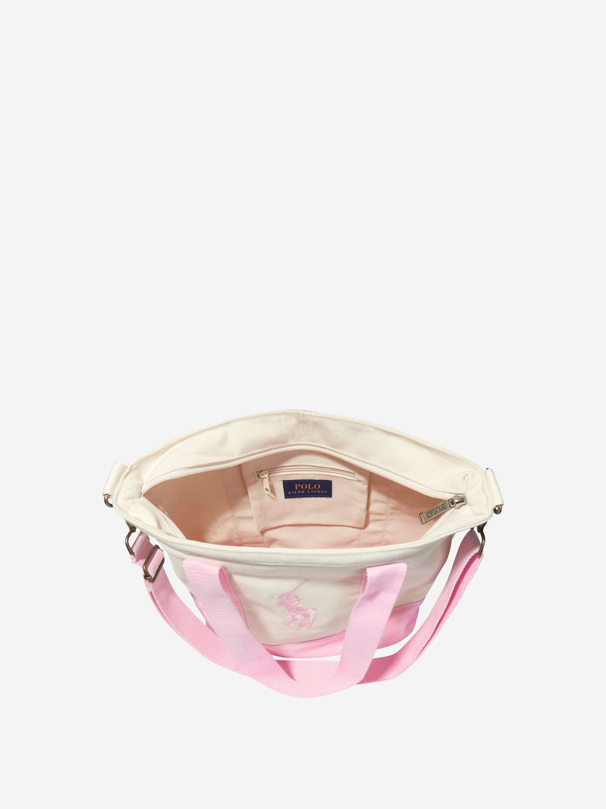 Ralph Lauren Girls Polo Player Tote Bag in Pink (40cm 
