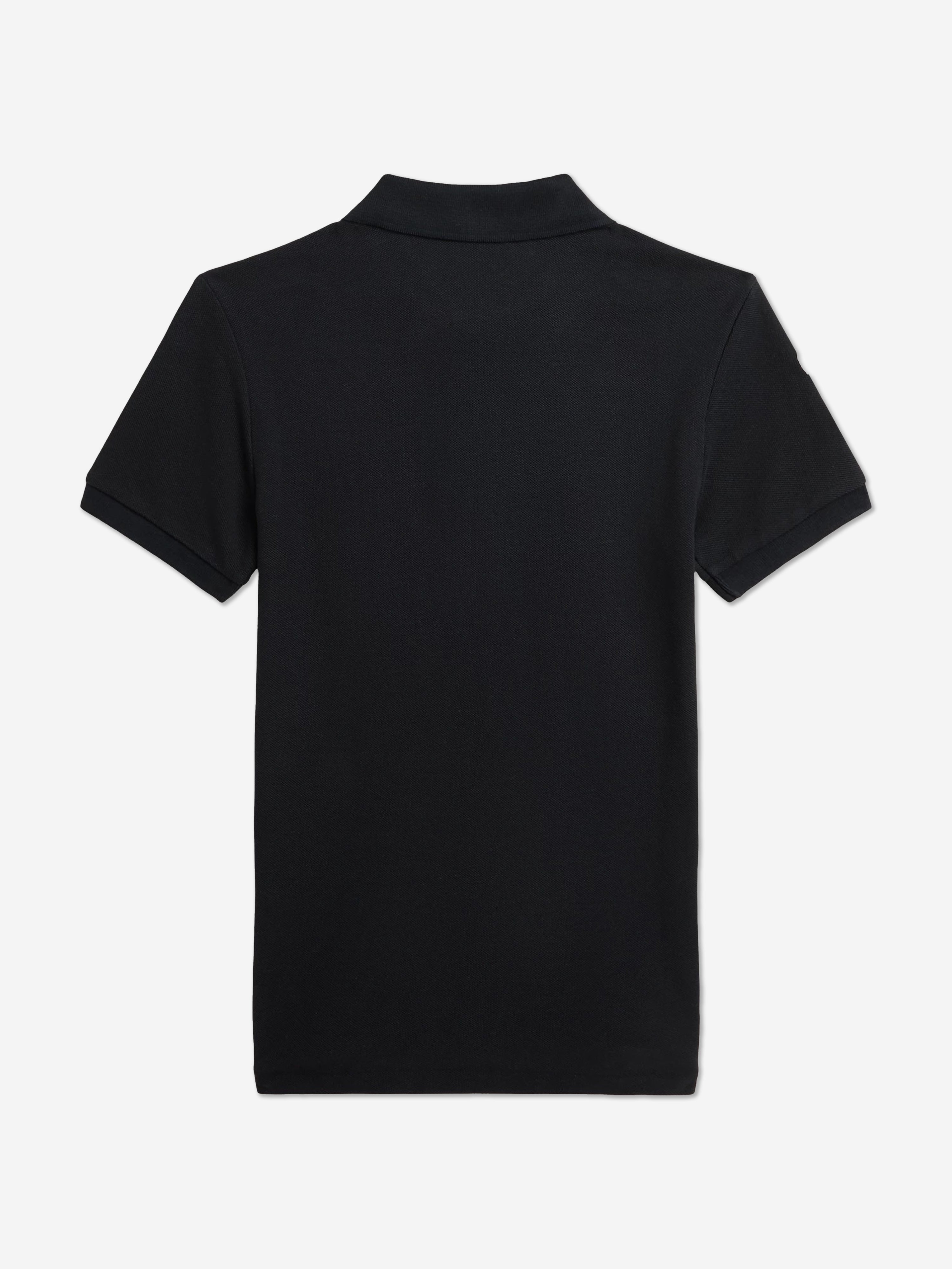 Ralph Lauren Boys Slim Fit Polo Shirt in Black | Childsplay Clothing