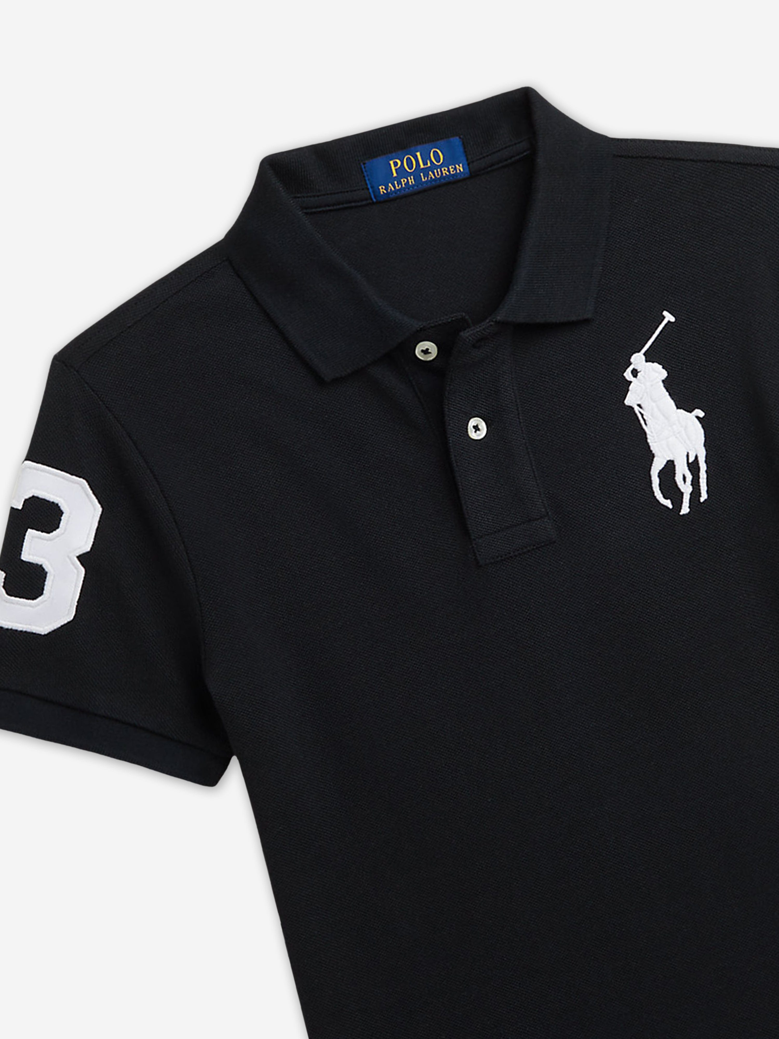 希少　Ralph Lauren The Skinny Polo M ブラック Ralph Lauren Black Label The skinny Polo Cotton ref.JC49893 (Sold