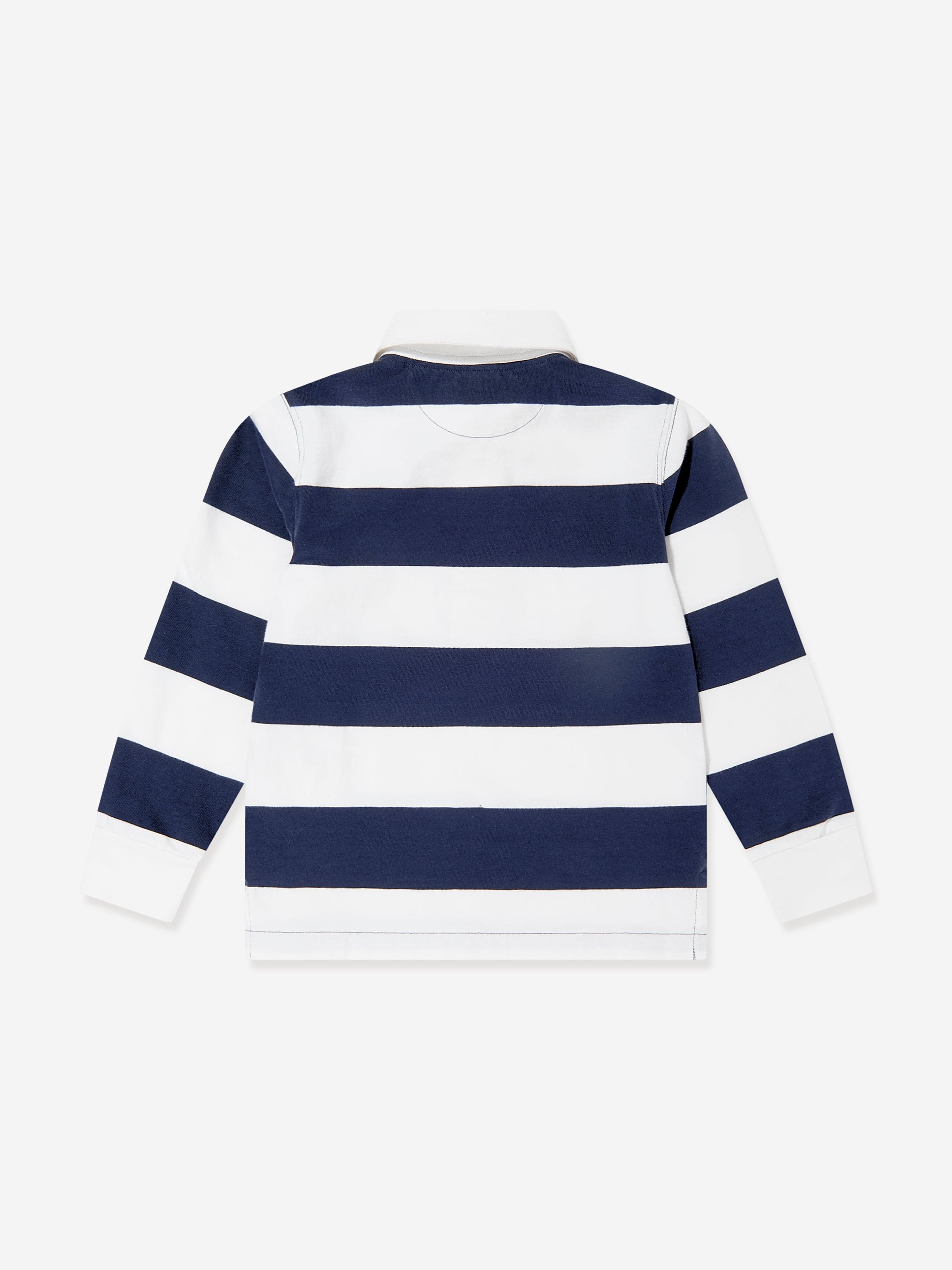Ralph Lauren Boys Striped Jersey Rugby Shirt in Navy | Childsplay