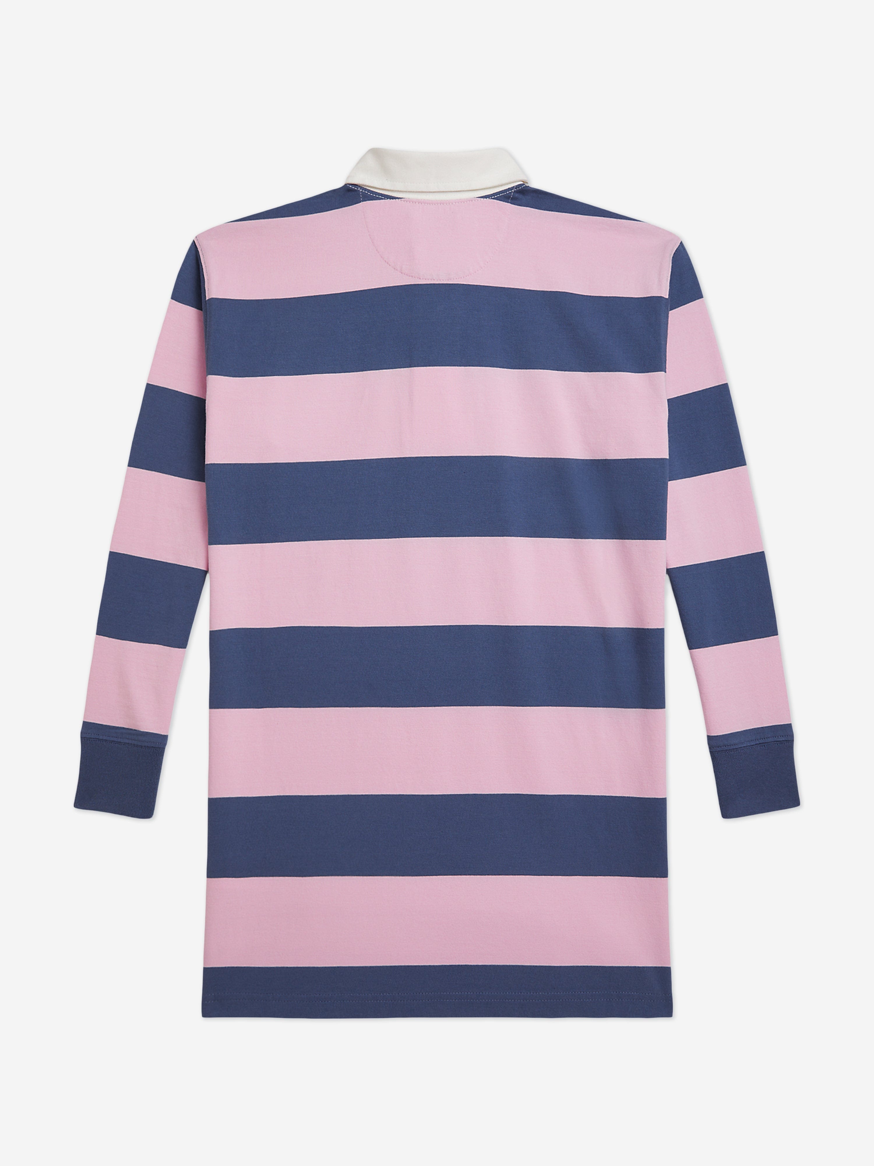 Ralph Lauren Girls Oversized Rugby Dress in Navy | Childsplay Clothing