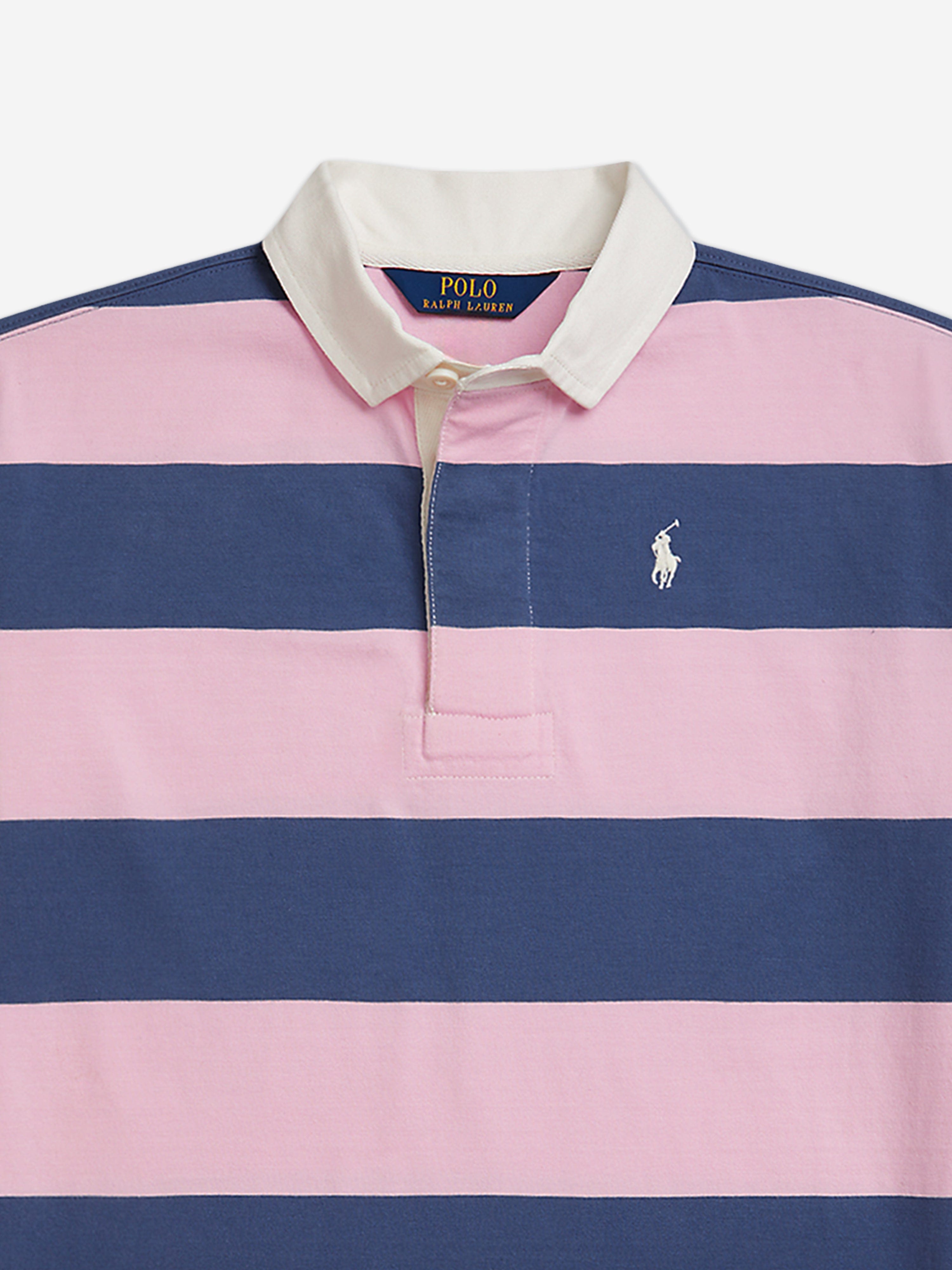 polo ralph lauren collared terry mini dress Ralph Lauren Girls Oversized Rugby Dress in Navy 12-14 YRS (L)