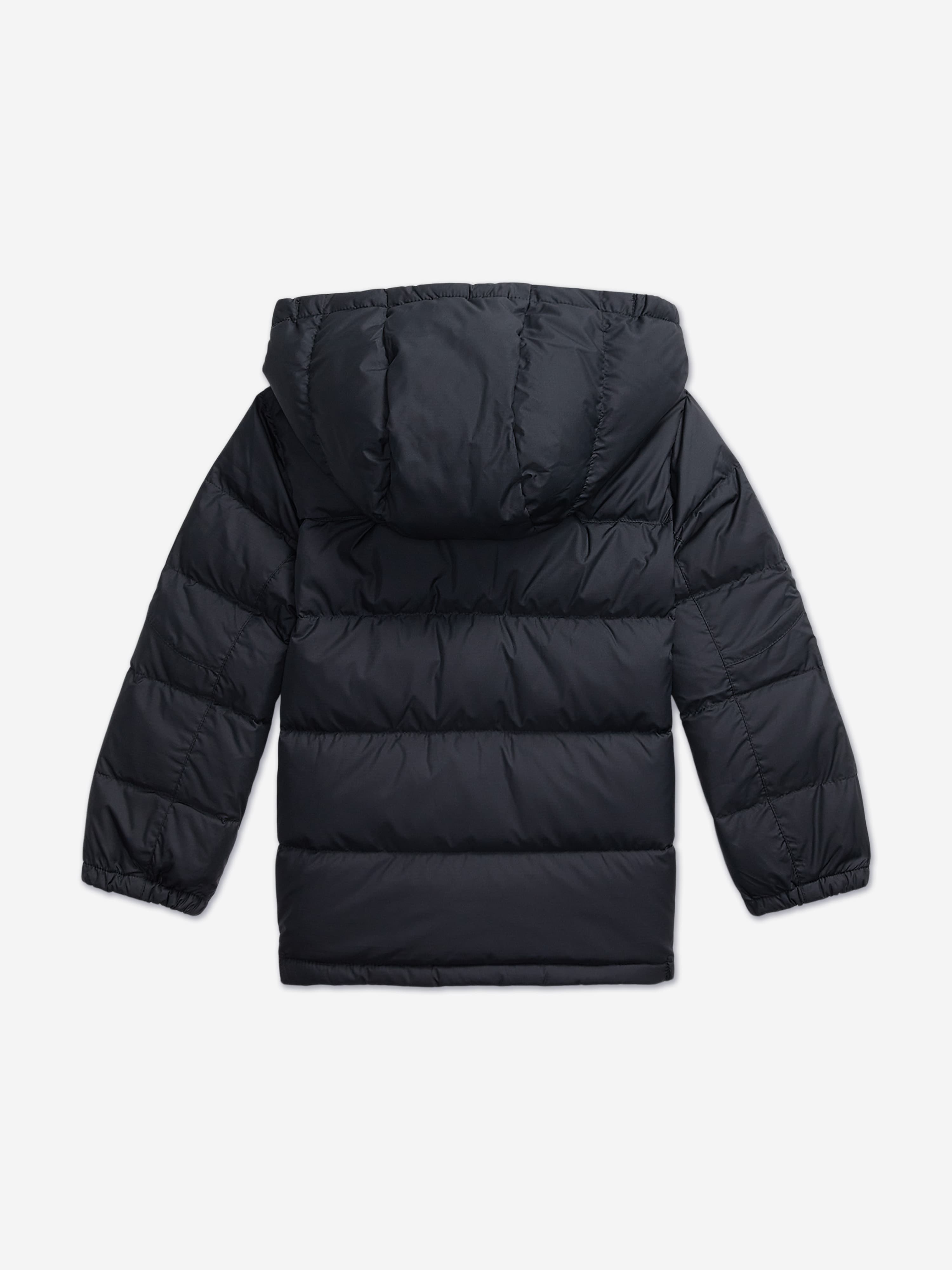 Ralph Lauren Boys Down Padded Puffer Jacket in Black | Childsplay