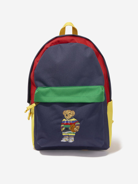Boys Polo Bear Backpack in Navy | Childsplay Clothing