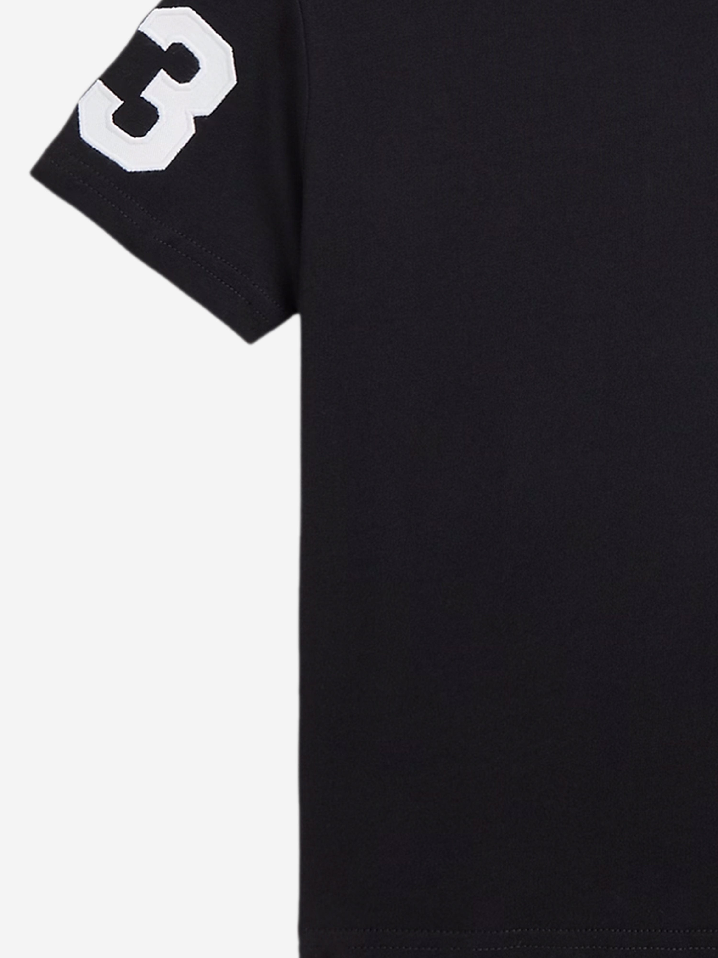 Ralph Lauren Boys Logo T-Shirt in Black | Childsplay Clothing