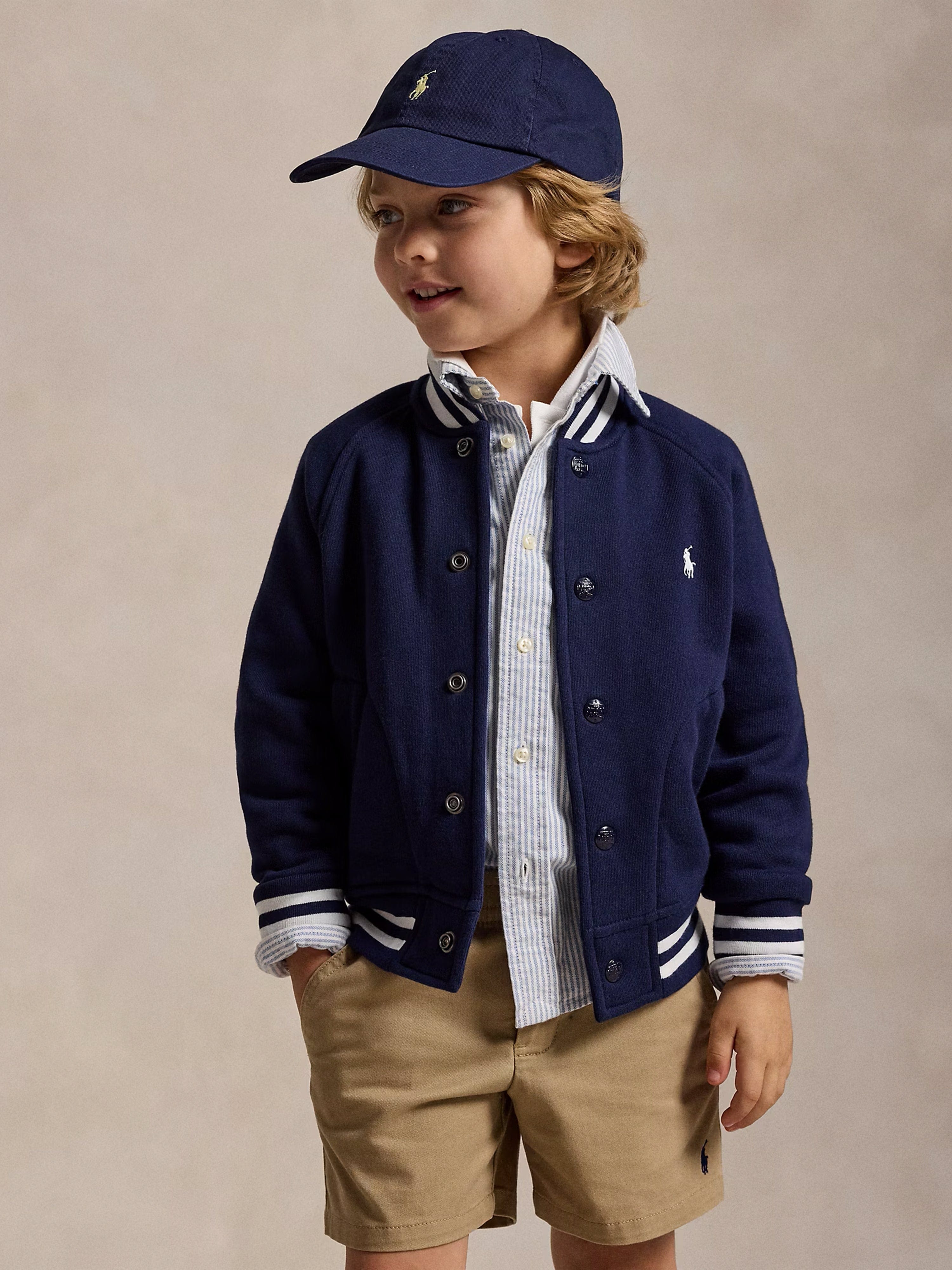 Ralph Lauren ネイビー キッズジャケット 24M Ralph Lauren Boys Colden Packable Jacket in Navy | Childsplay Clothing