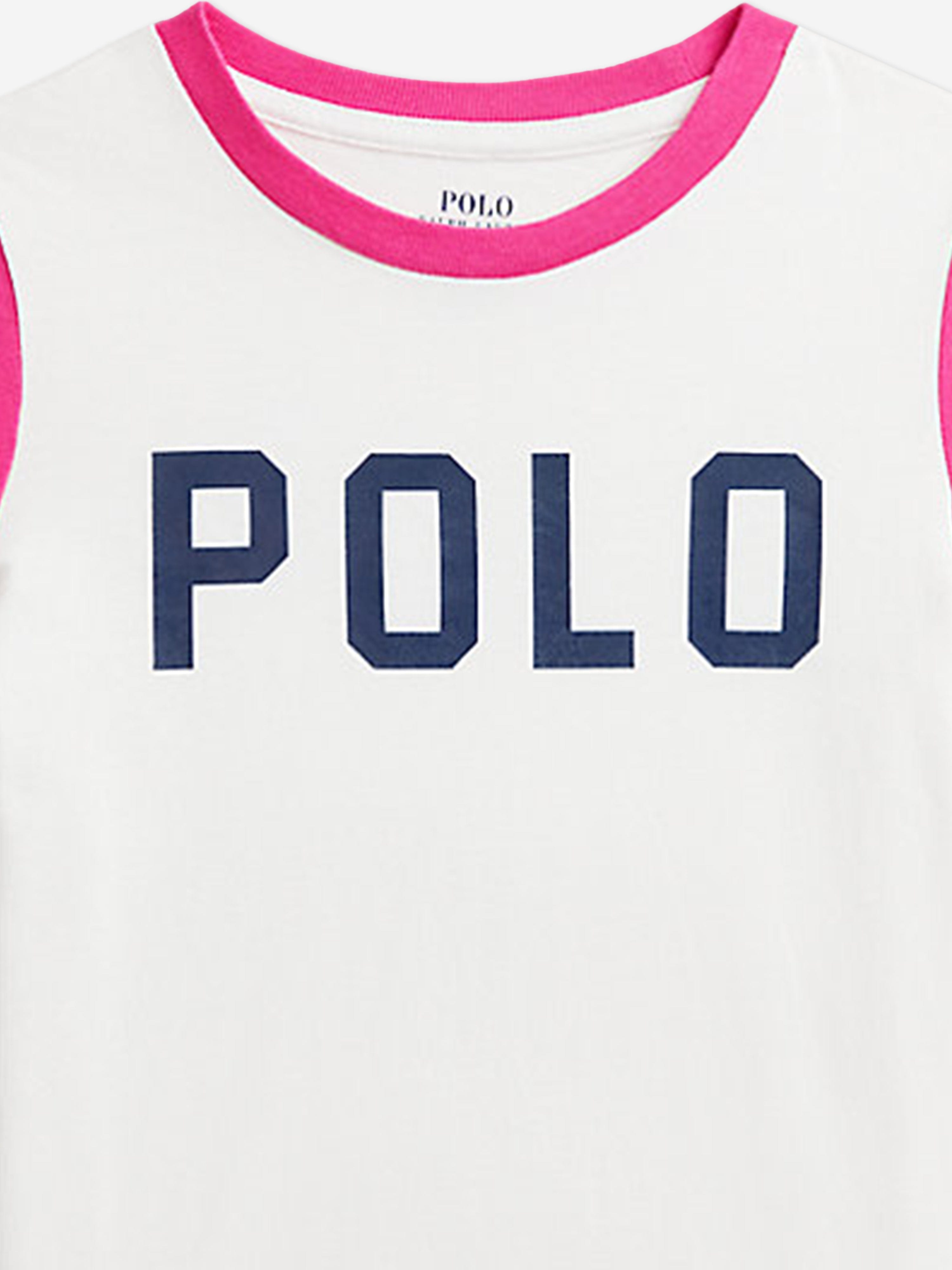 Ralph Lauren Kids Ralph Lauren Girls Polo T-Shirt in Pink