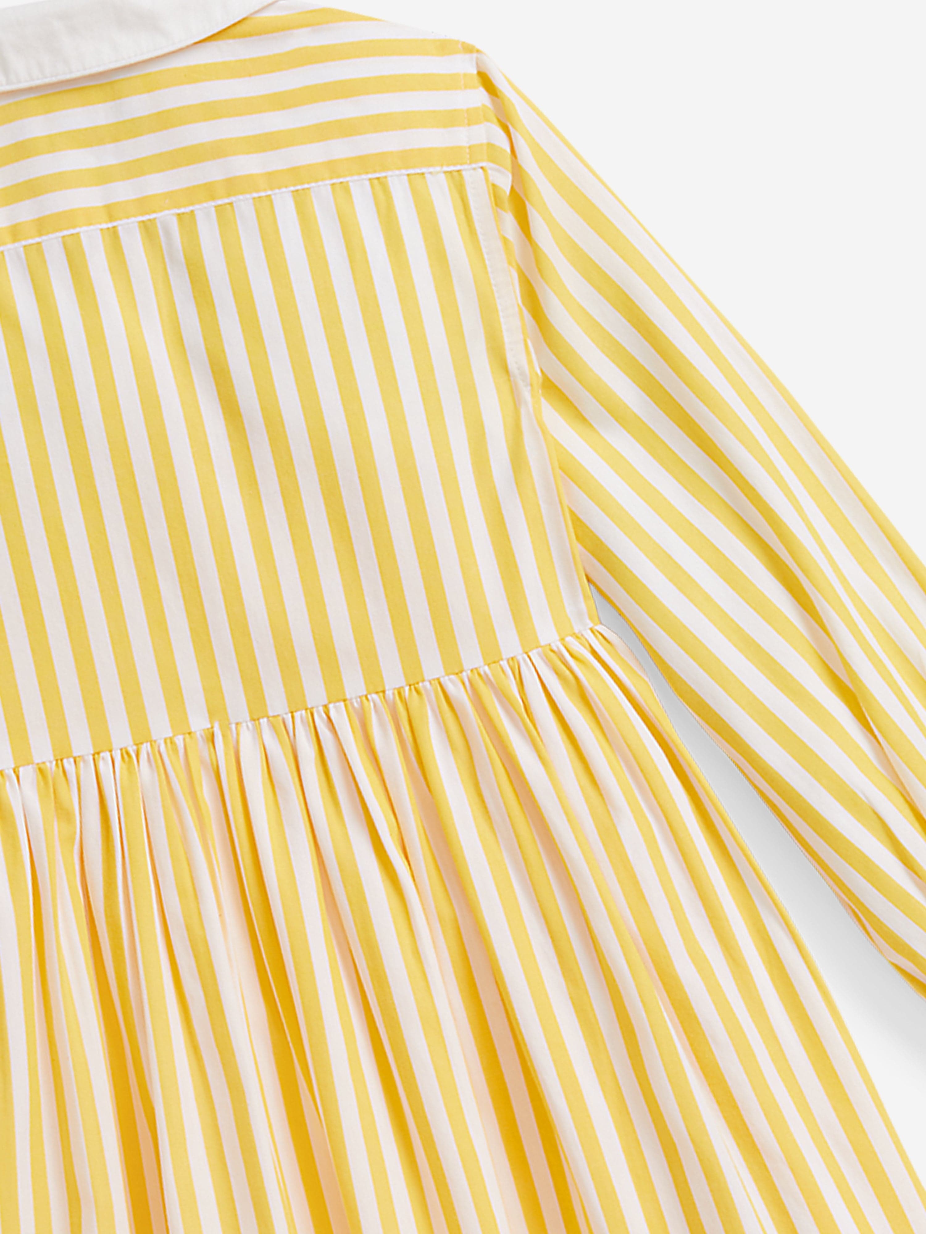 Ralph Lauren Girls Striped Poplin Shirt Dress in Yellow 10 Yrs Ralph Lauren Girls Striped Poplin Shirt Dress in Yellow 10 Yrs