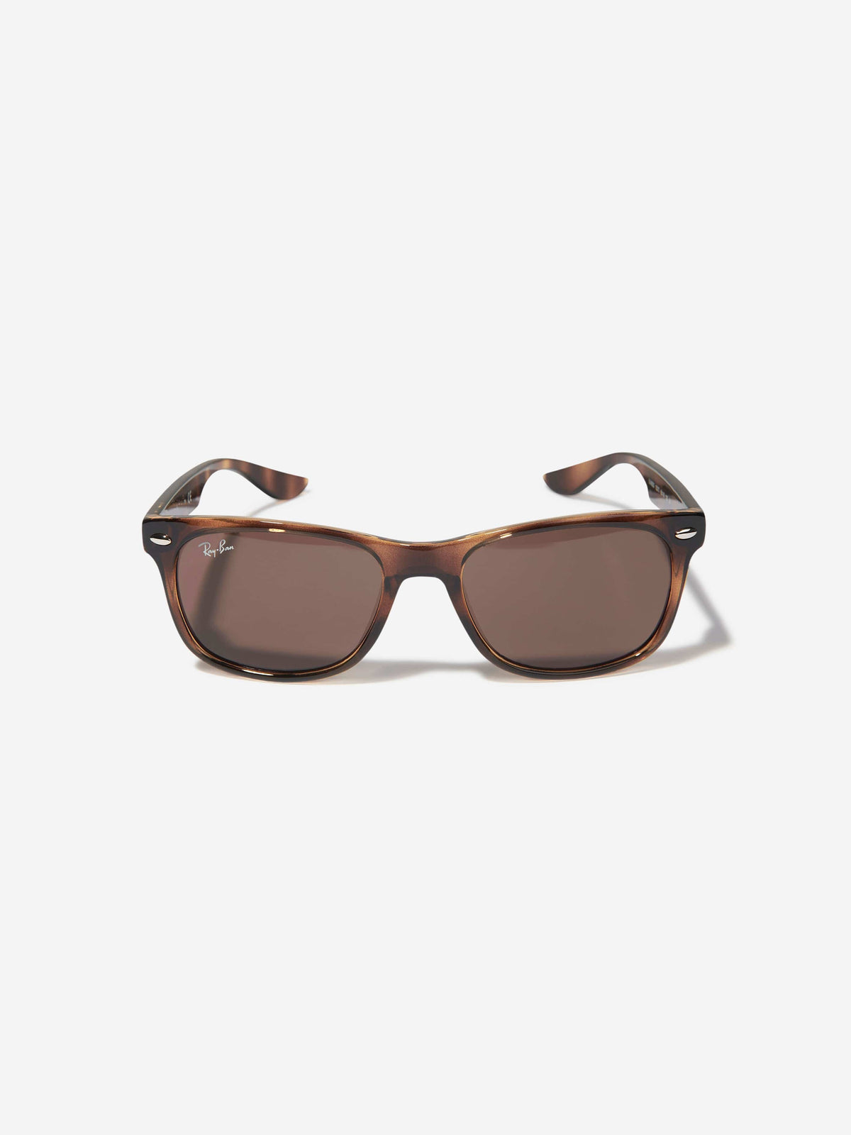 Ray-Ban Kids New Junior Wayfarer Sunglasses in Brown  display picture 1